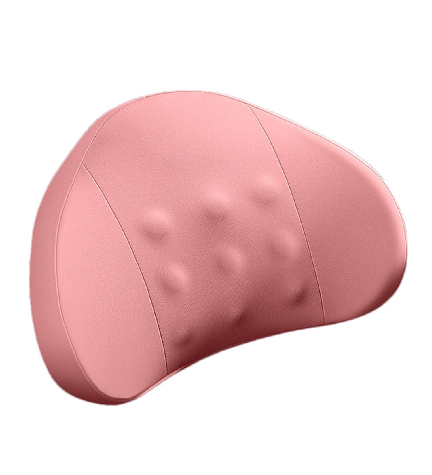 Car Lumbar Pillow | Driving Lumbar Support Cushion | Soft Lumbar Pillow for Lower Back Discomfort Relief Car Back Cushion for Driving Ergonomic Lumbar Support for Car Pink - Buy Online on GoSupps.com