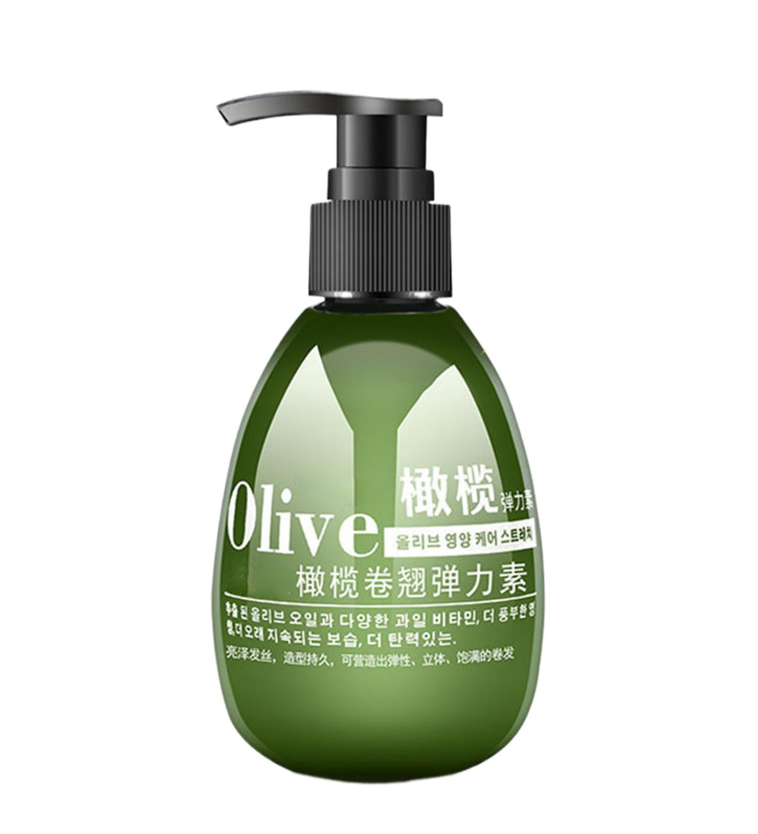 Curly Conditioner Curly Hair Balm Moisturizing Olive Style Hair Tie | Natural Styling Moisturizer for Conditioning Curly and Wavy Hair 180 ml - Buy Online on GoSupps.com