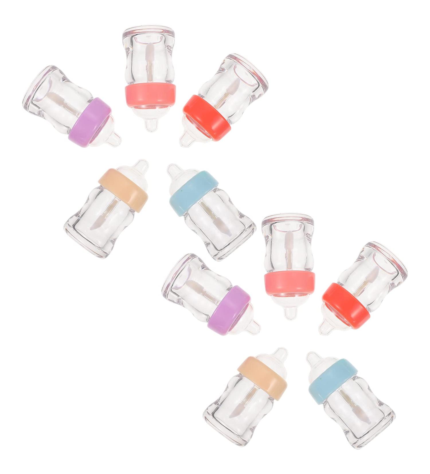 10 Pack Funny Lip Gloss Bottles - Clear Lip Balm & Lipstick Containers - Empty Plastic Lip Gloss Tubes for DIY Beauty - Buy Online on GoSupps.com