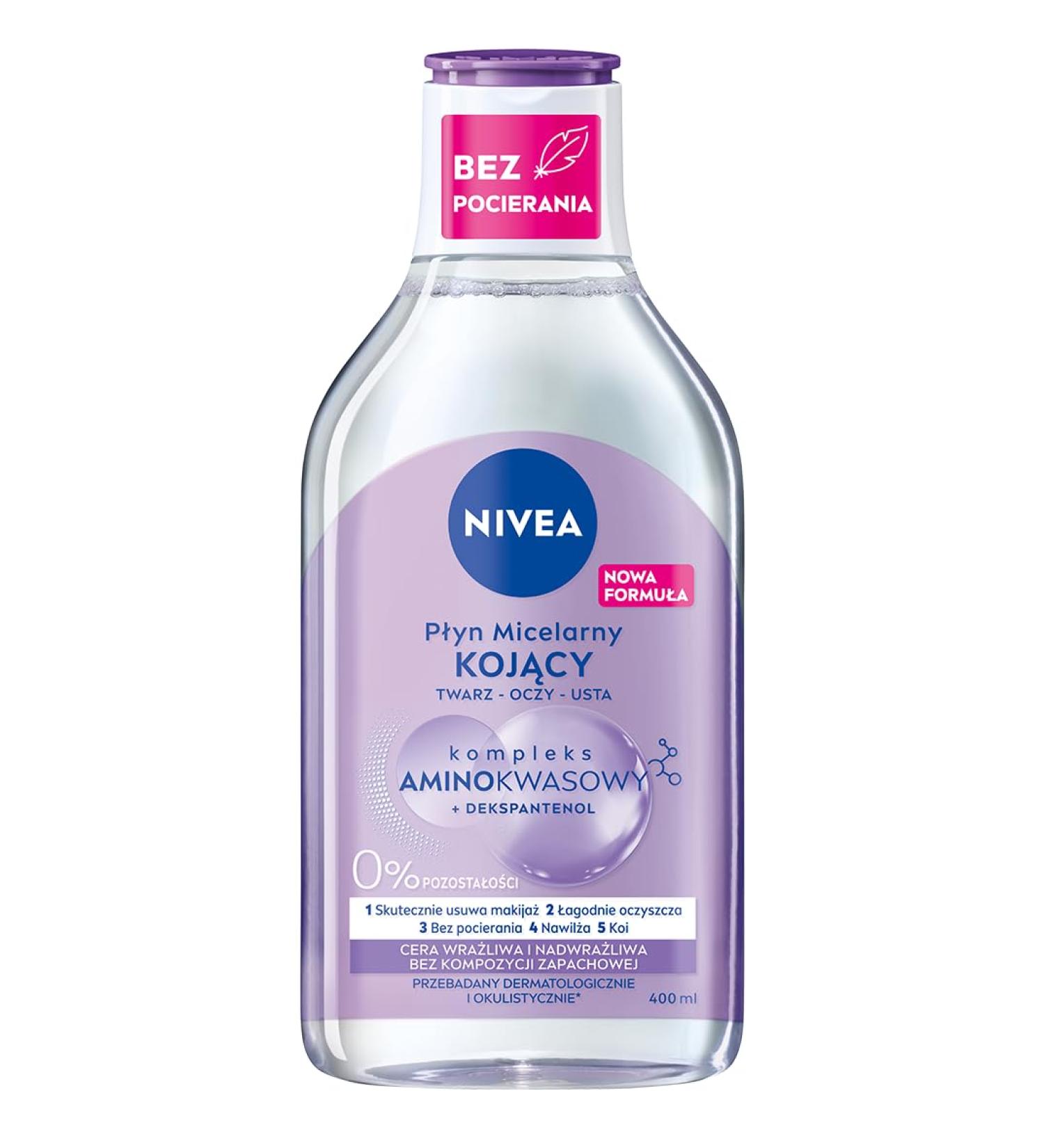NIVEA Nurse Mycelar Fluid for Sensitive and Hypersensitive Skin 400 ml - Buy Online on GoSupps.com