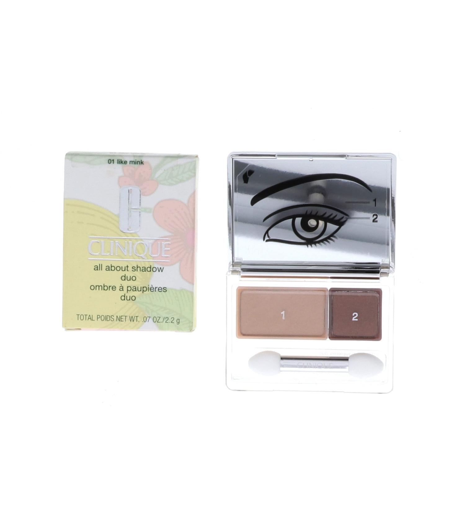 CLINIQUE All About Shadow Duo 01 Like Mink - New & Authentic - Buy Online on GoSupps.com