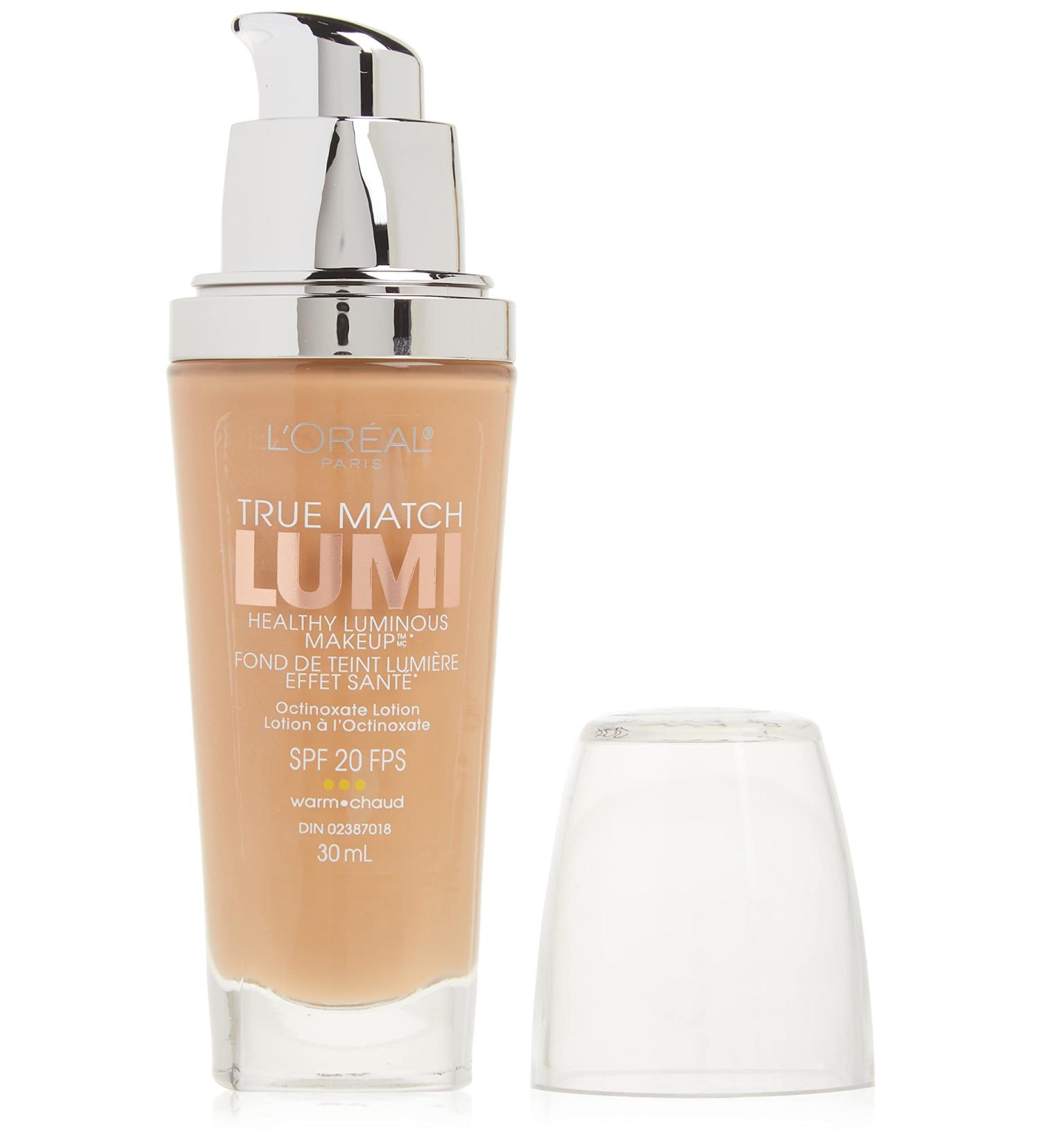 L'Oreal True Match Healthy Luminous Makeup SPF 20 - W4 Natural Beige, 1oz - Buy Online on GoSupps.com