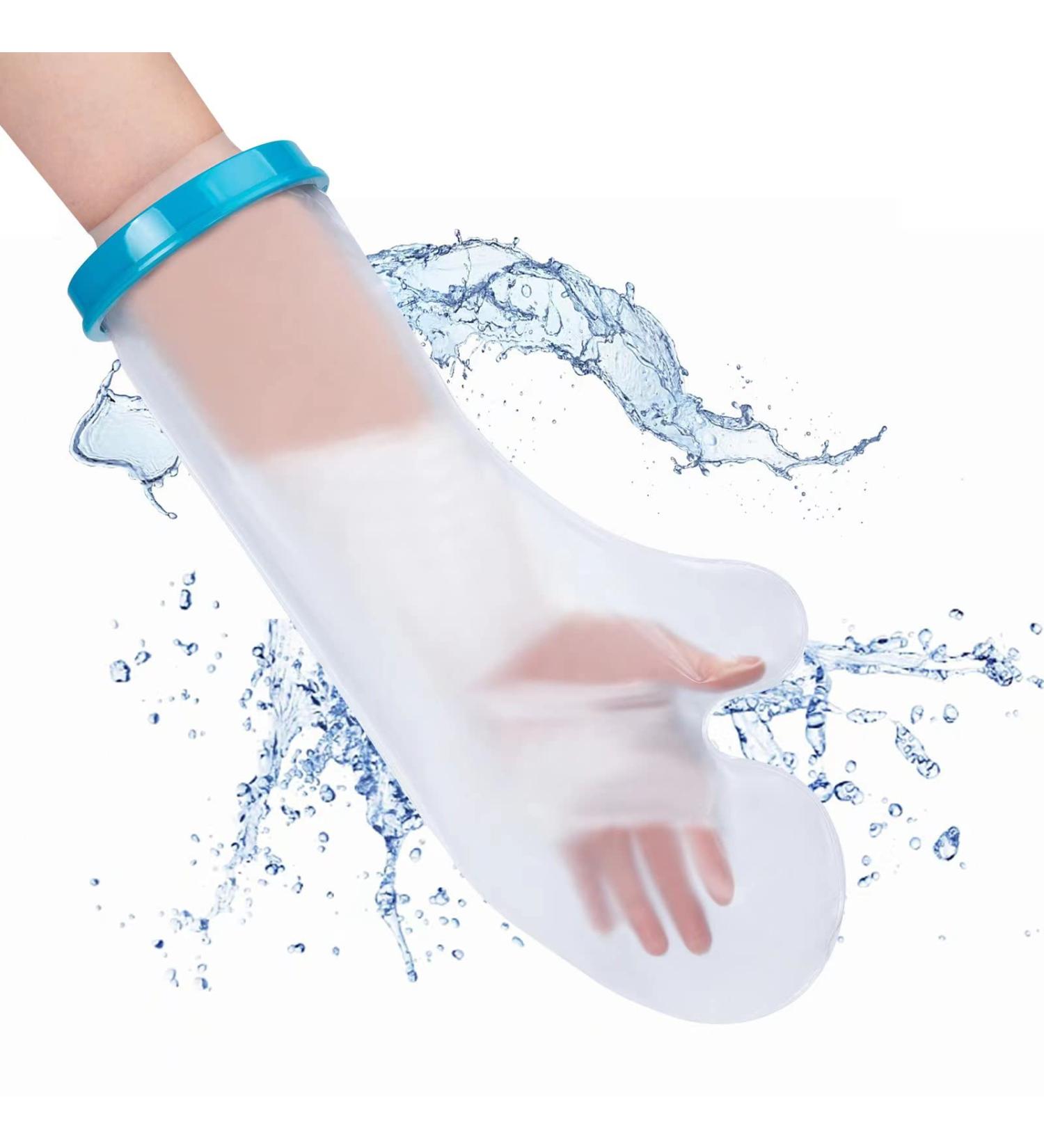 Kesntto Waterproof Hand Cast Cover Bath Shower Arm Cast Cover PVC Waterproof Full Protective Cover Adult Arm Cast Cover for Shower - Buy Online on GoSupps.com