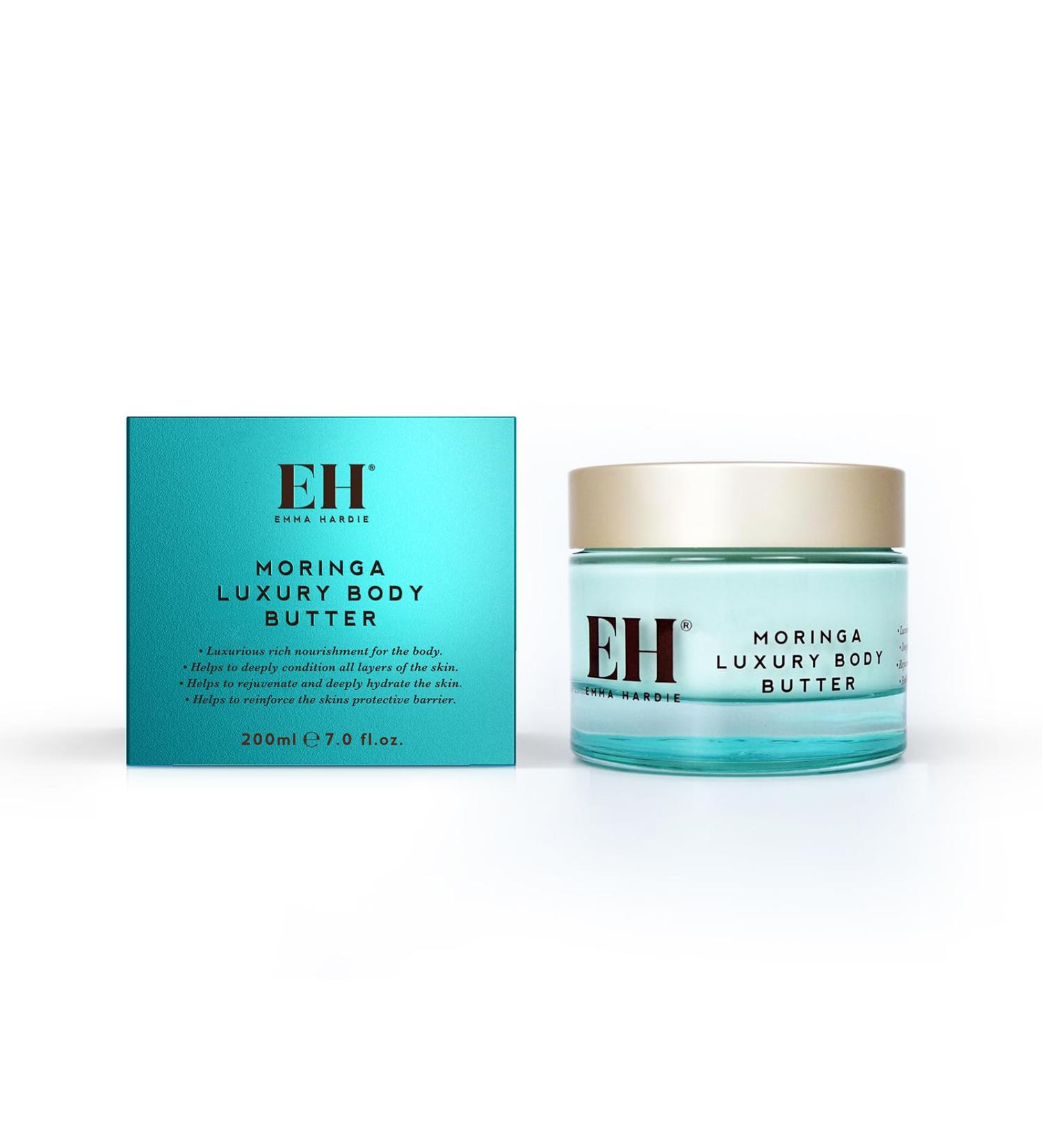 Emma Hardie Moringa Luxury Body Butter | Rich Moisturizing Cream with Moringa Oil Shea Butter & Sunflower Oil for Smooth Nourished Skin | International Shipping - Buy Online on GoSupps.com