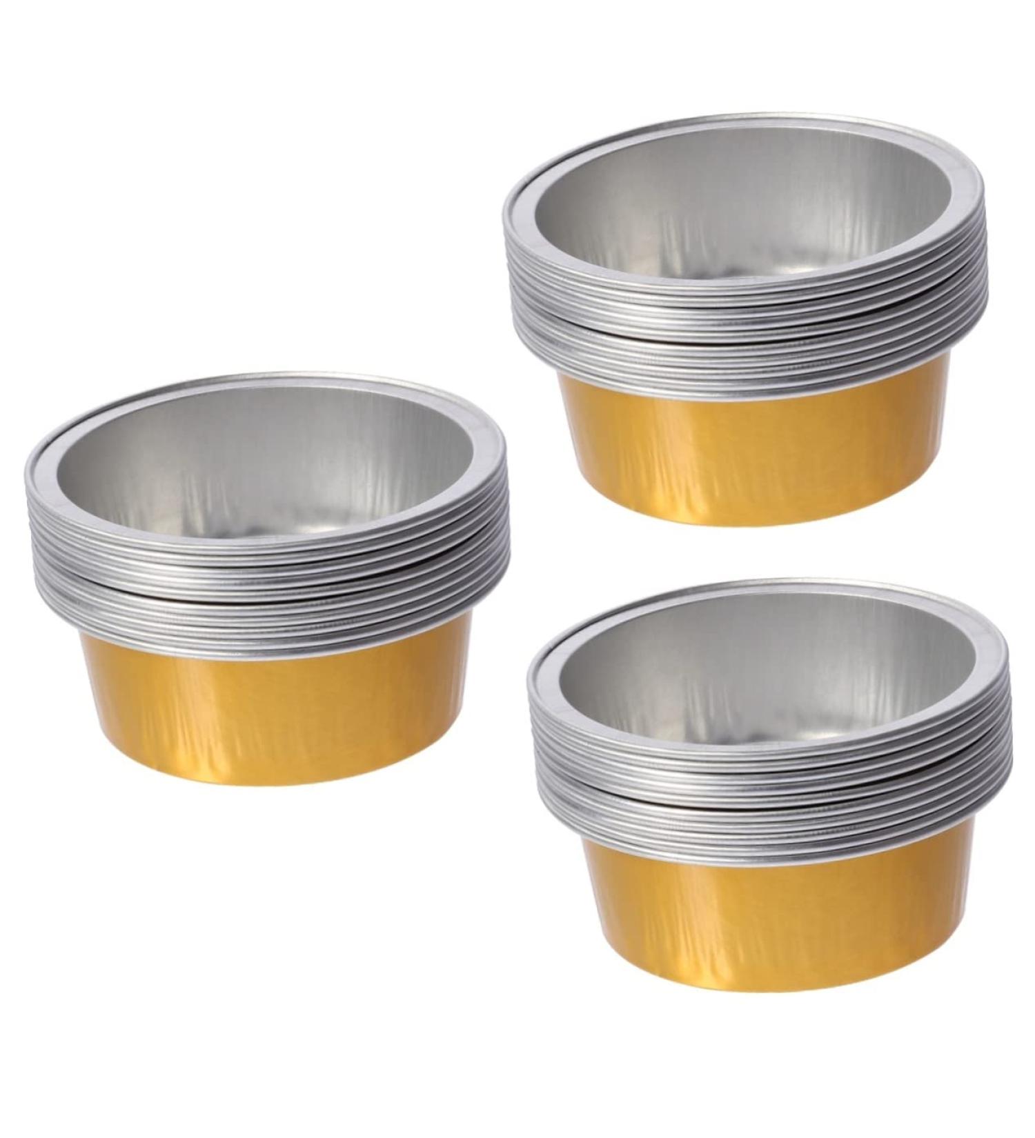 Frcolor 30 PCS Disposable Wax Melting Bowls - Mini Portable Wax Heater & Warmer Accessories - Efficient Wax Bean Melting Foil Containers (5x5cm 3 PCS) - Buy Online on GoSupps.com