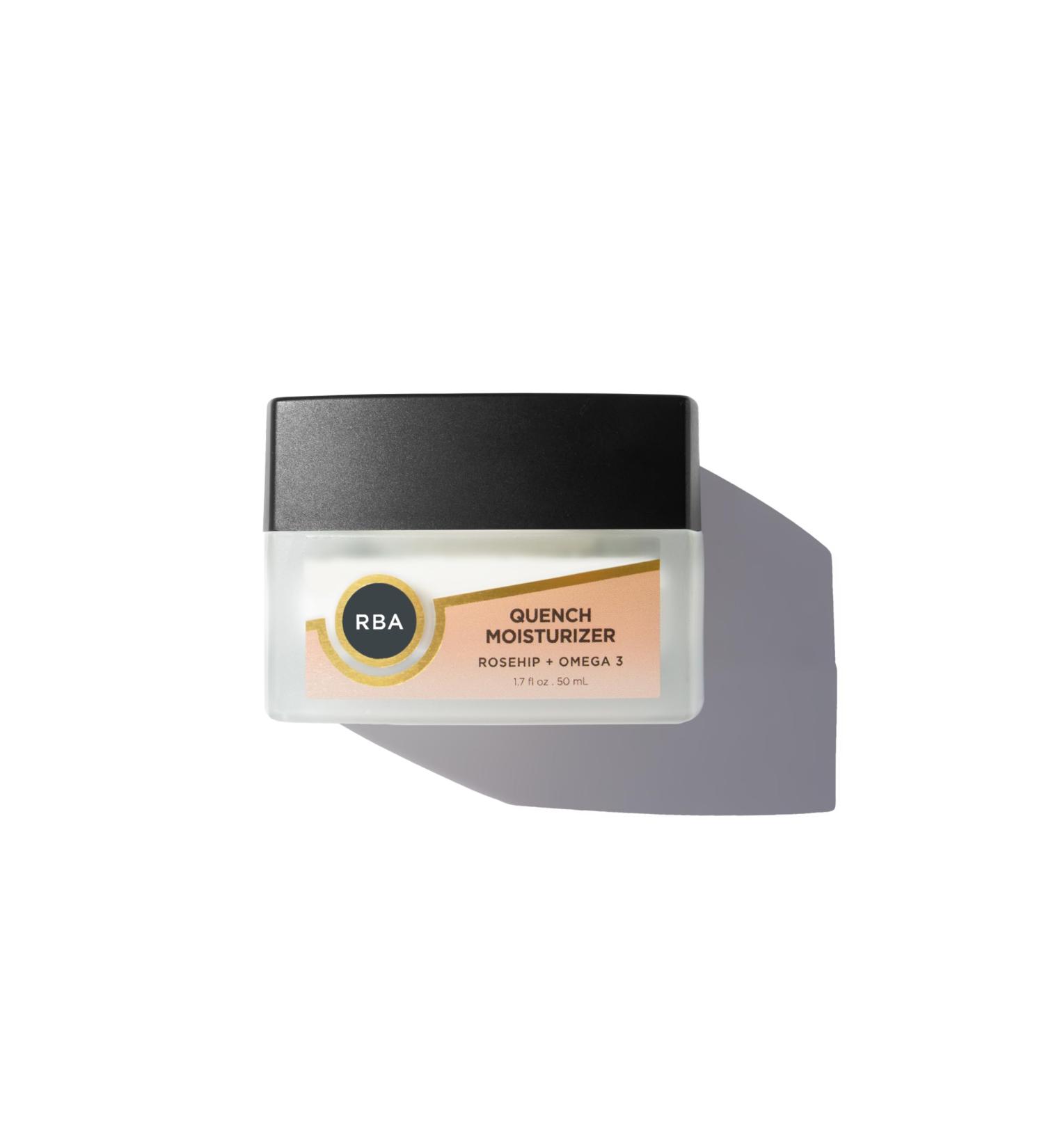 Round Barn Apothecary RBA Skincare's Quench Vegan Daily Face Moisturizer with Aloe Vera Jojoba and Evening Primrose Oil - Moisturized and Nourished Skin - Anti-Aging Day and Night Cream - 1.7 oz - Buy Online on GoSupps.com