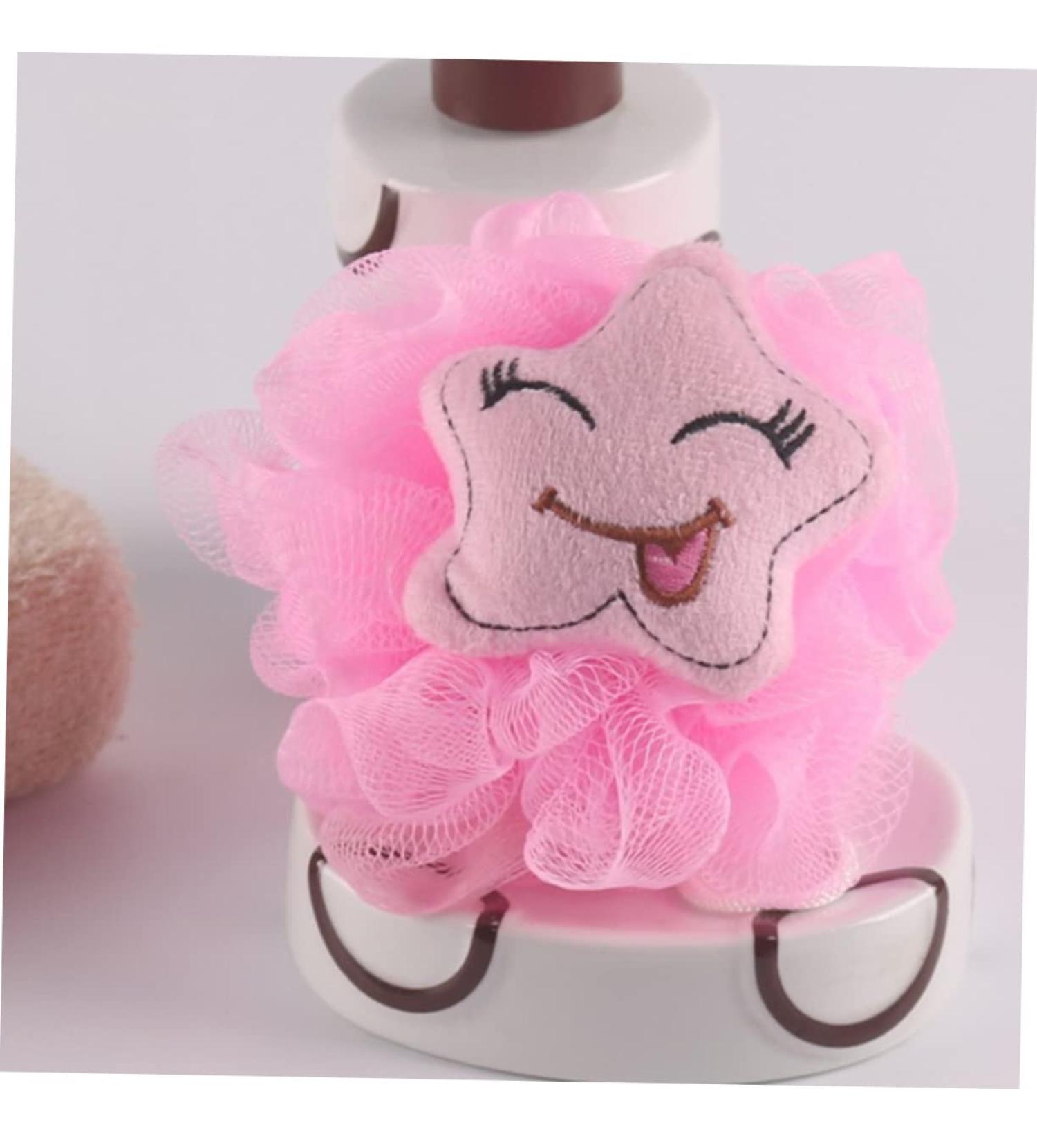 Angoily 5pcs Luffa Sponges - Exfoliating Body Scrubber Puff for Bath & Shower | Loofah Massage Ball Pouf - Buy Online on GoSupps.com