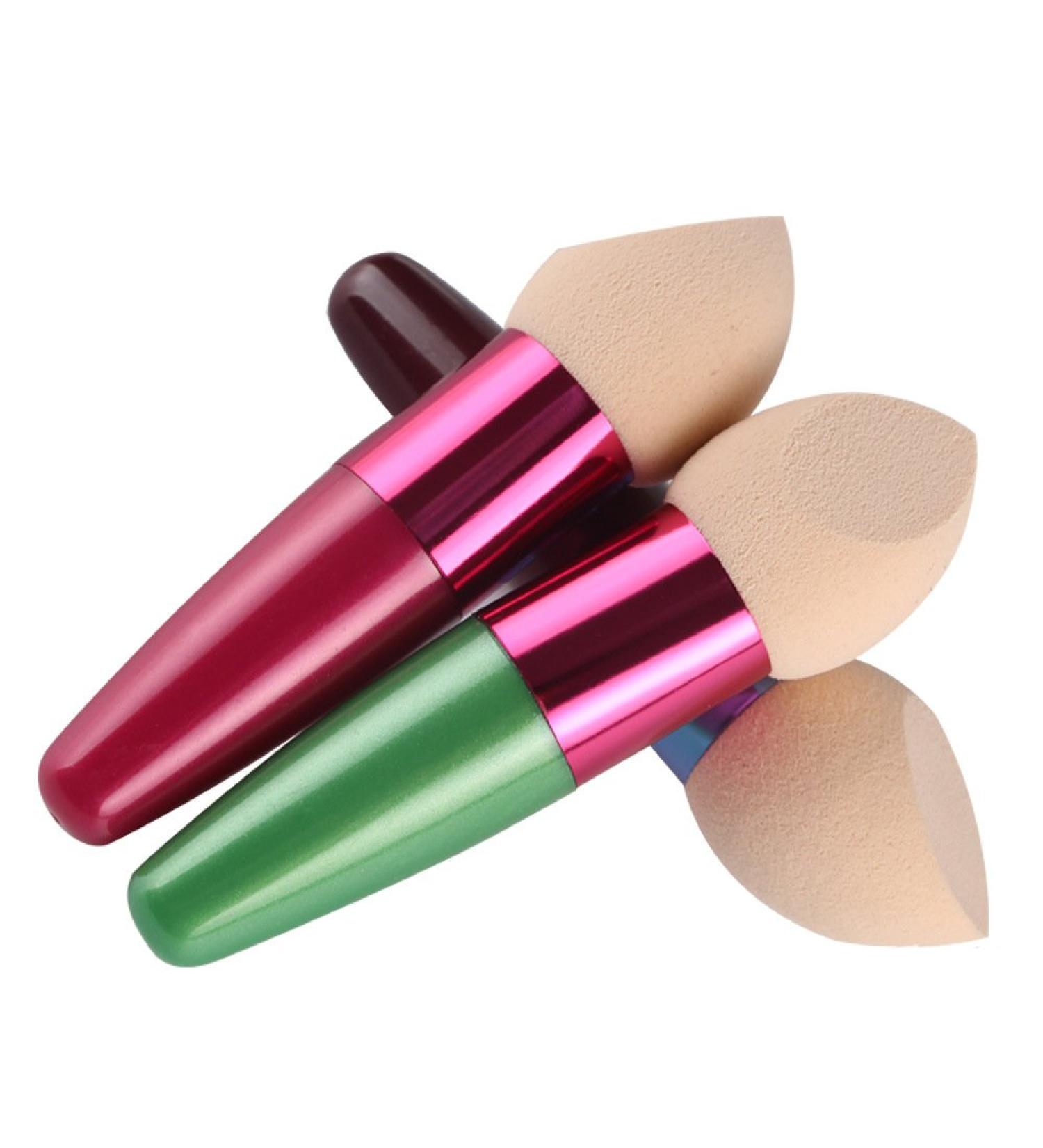 Buy Scala Foundation Makeup Sponge Eco Blender Set - 3pcs Green Rose & Brown | Best Beauty Cosmetics Egg Puff For Flawless Makeup - Buy Online on GoSupps.com