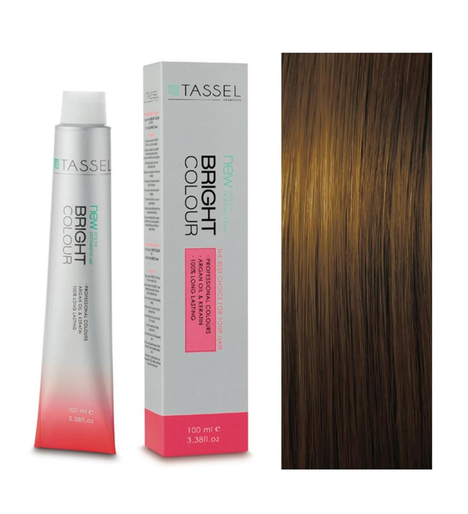 EUROSTIL 77 Medium Brown Blonde Dye with Argan Oil and Keratine 100 ml