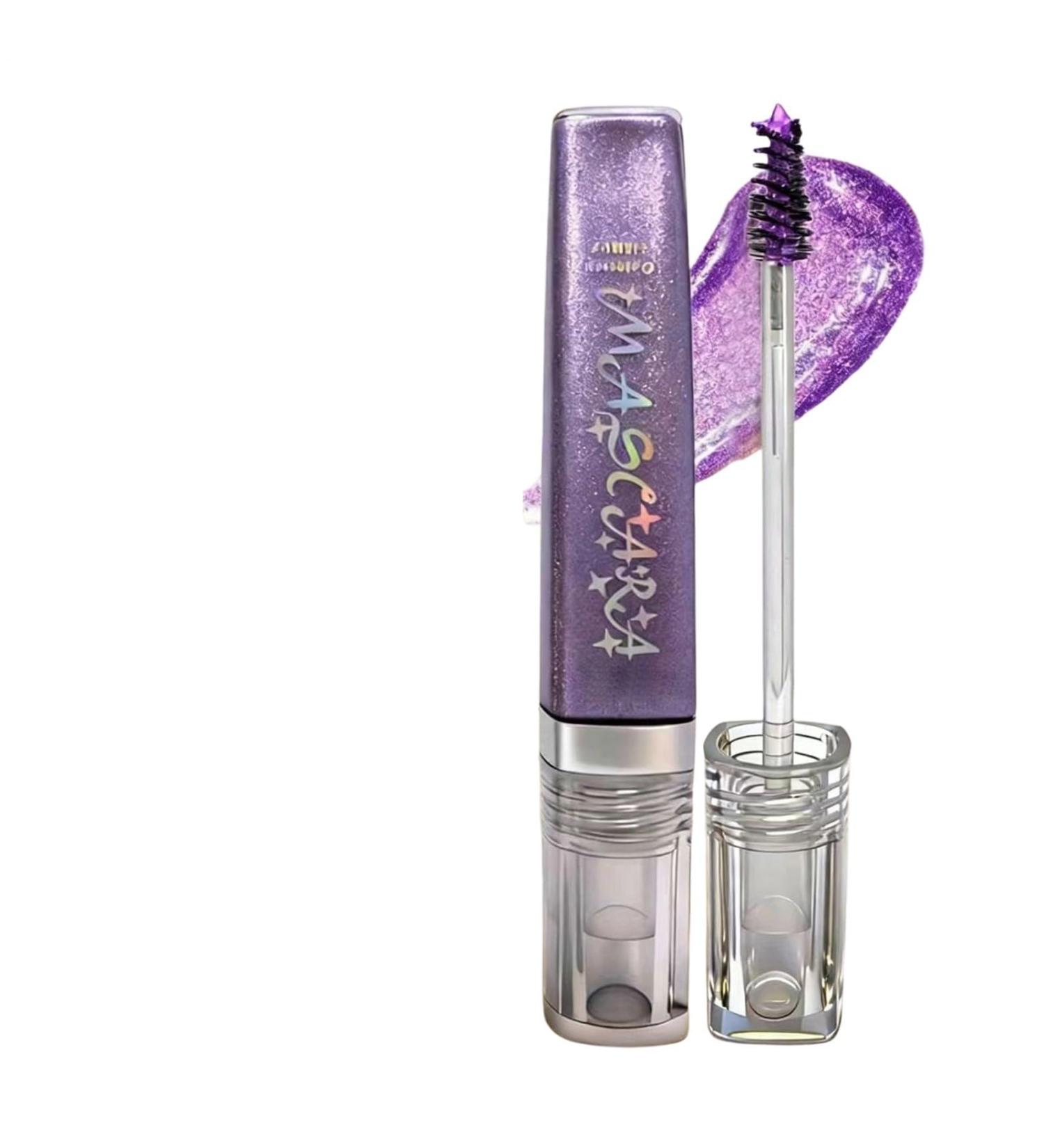 Glittery Sparkle Mascara | 5g Water-Resistant Volumizing Treatment - Smudge-Proof Mascara - For Sensitive Eyes Women Going Out Weddings Shows Luminous Effect - Buy Online on GoSupps.com