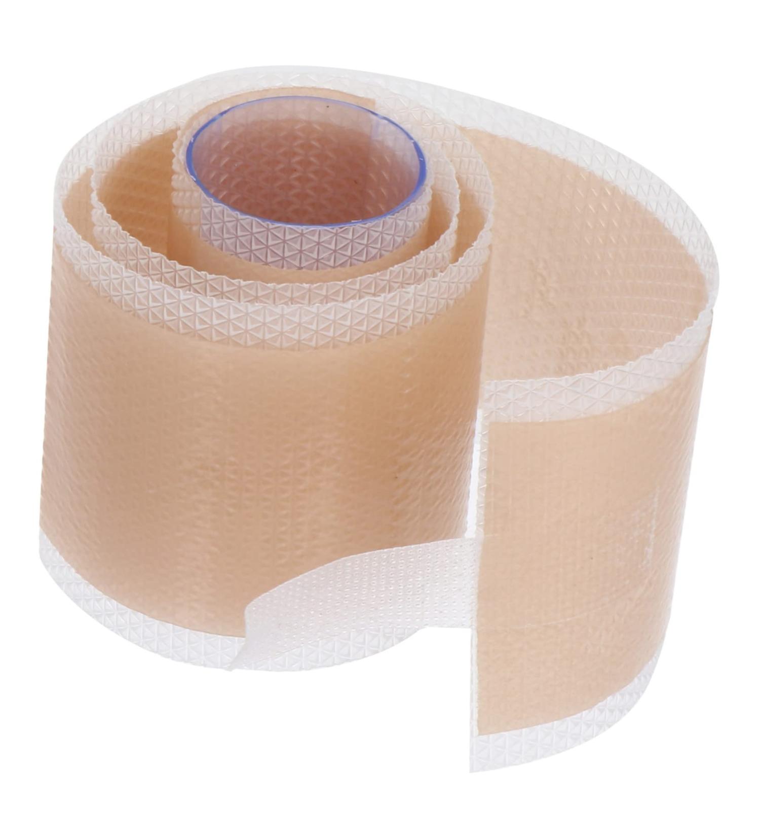 Silicone Gel Ear Tape Roll - Invisible Correction Stickers for Ear Corrector - Skin Color, 100x4x0.2cm - Buy Online on GoSupps.com
