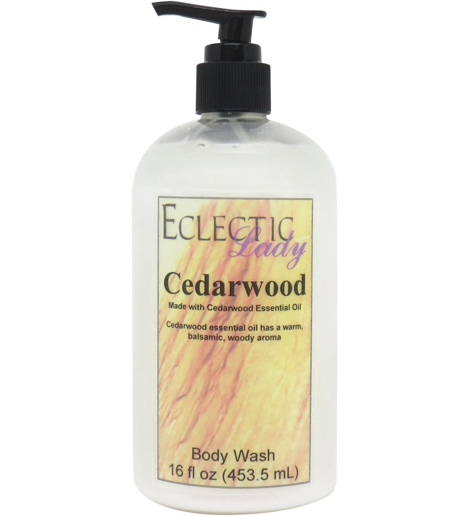 Eclectic Lady Liquid Pearl Body Wash - Cedarwood Essential Oil Scent 3-in-1 Use For Bubble Bath Hand Soap & Body Wash Phthalate-Free Cedarwood Essential Oil Fragrance Handcrafted in USA (16 oz) 16 Fl Oz (Pack of 1) - Buy Online on GoSupps.com