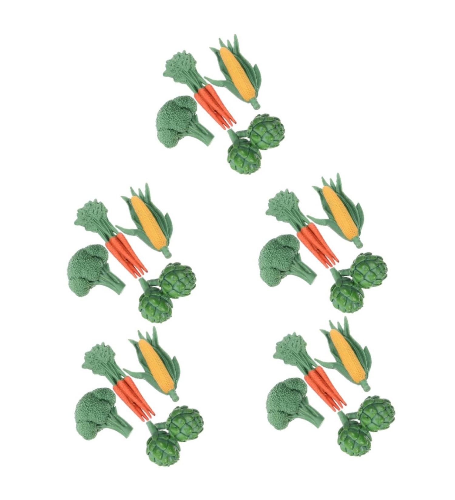 ABOOFAN 20 Pcs Simulated Fruits and Vegetables Artificial Vegetable Models Fake Vegetable Decorations Ornament Plant Decor Plastic Fruit Simulation Fake Vegetable Models Carrot Assorted Color2x5pcs 8.5X2.7X1CMx5pcs - Buy Online on GoSupps.com