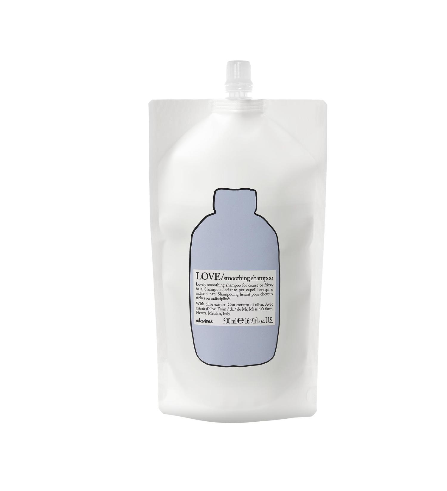 Davines LOVE Smoothing Shampoo Refill - Frizz Control & Shine | International Shipping Available - Buy Online on GoSupps.com