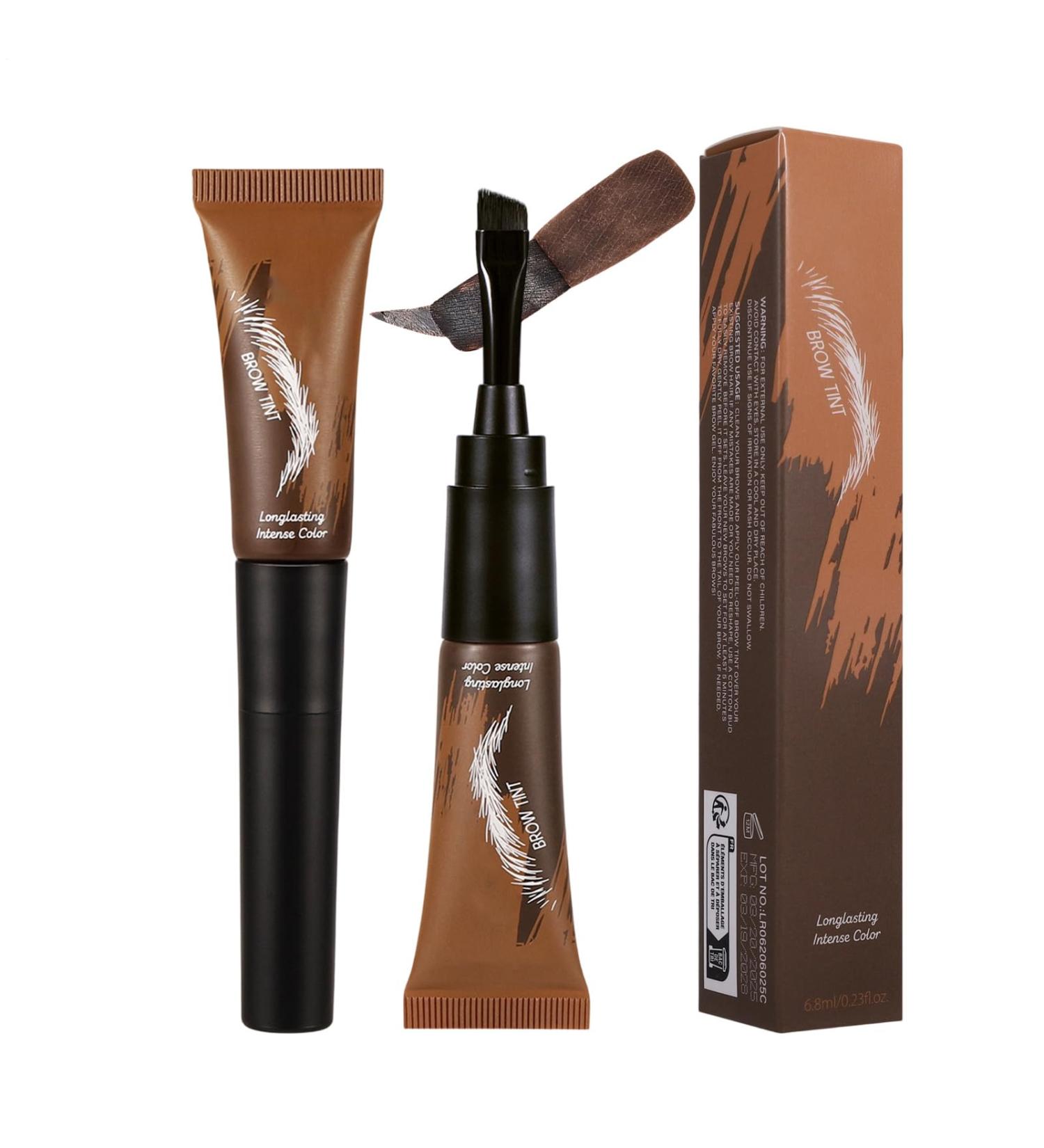 Eyebrow Dye for Women Semi-Permanent Eyebrow Dye | Water-Resistant Natural Eyebrow Dye Long-Lasting Makeup Adult Women Men - Buy Online on GoSupps.com