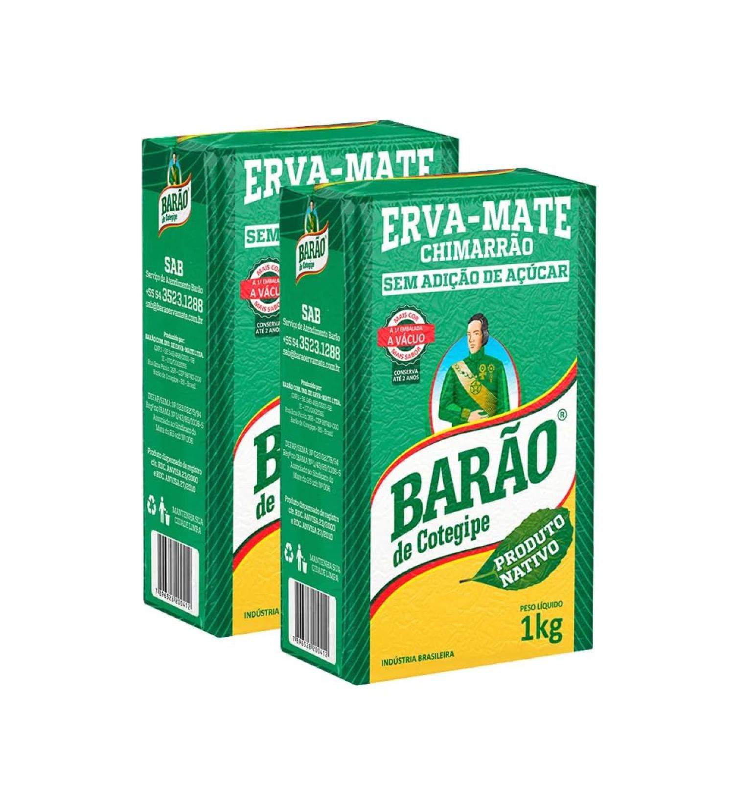 Pack Erva-Mate Chimarr o Nativa 2x1 - 1Kg