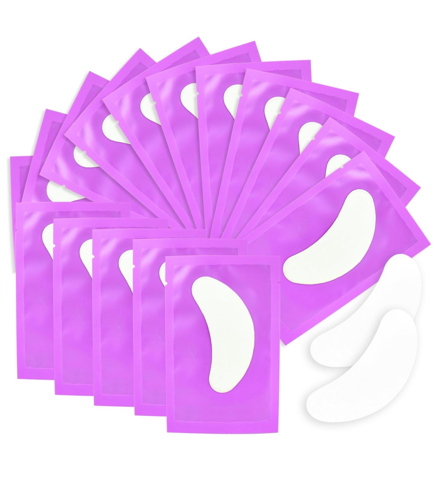 30 Pairs Under Eye Patches - Purple Gel Pads for Eyelash Extensions | DIY Lash Extension Supplies - Buy Online on GoSupps.com