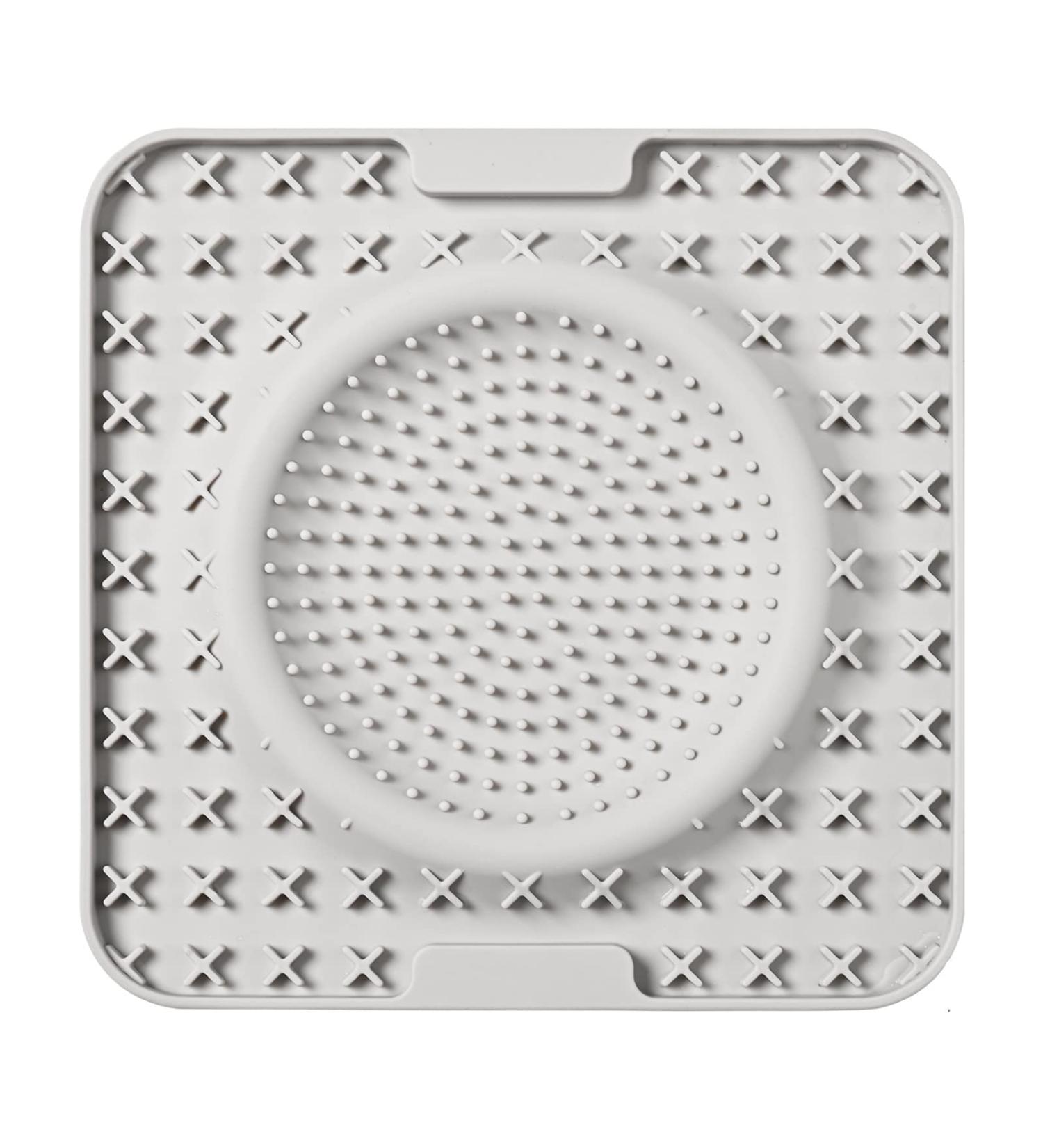 Koomuao Slip Mat for Dogs - BPA-Free Leaks & Suction Cup Slow Feeder Perfect for Swimming & Fur Care (Gray) - Buy Online on GoSupps.com