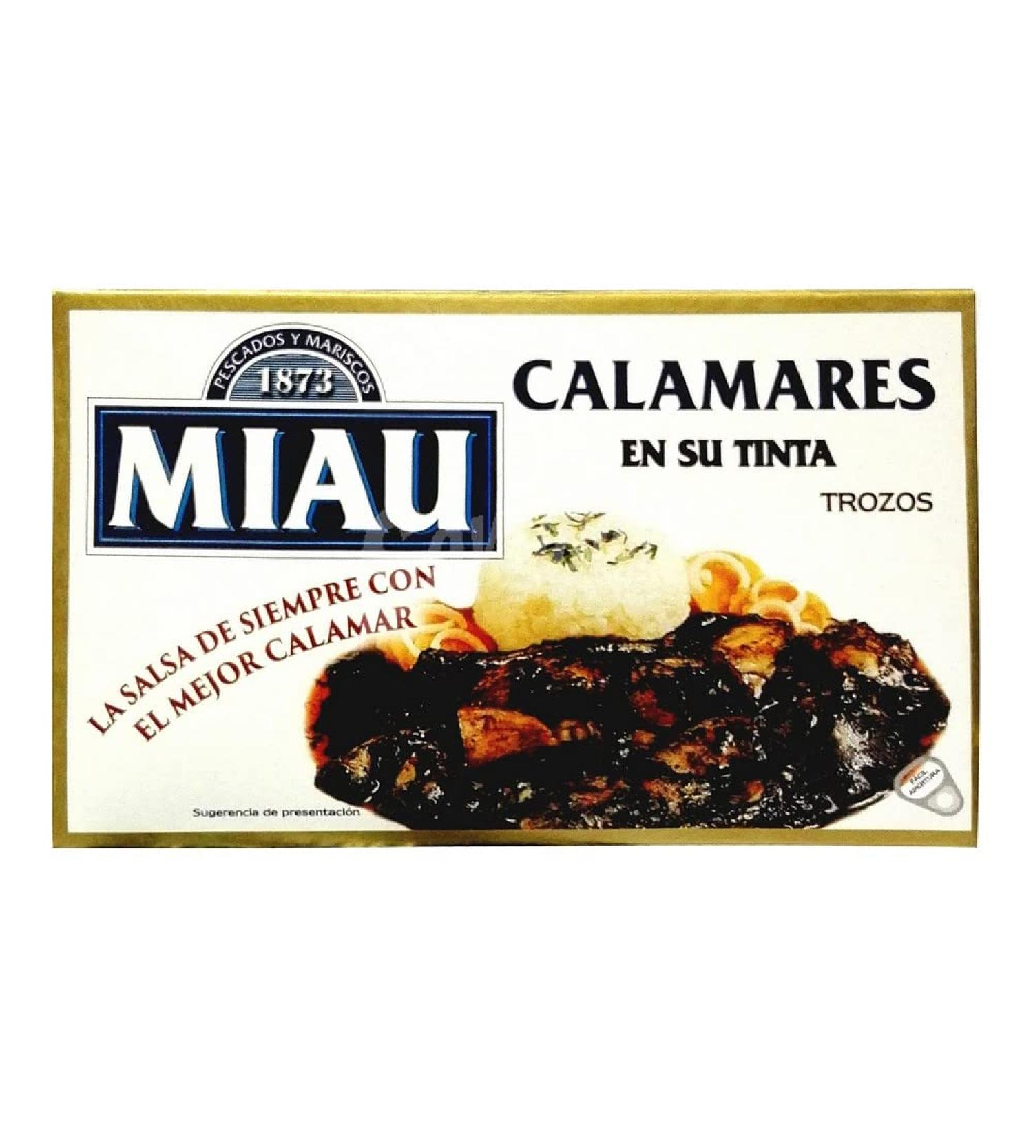 squid in ink gluten free 160 gr miau