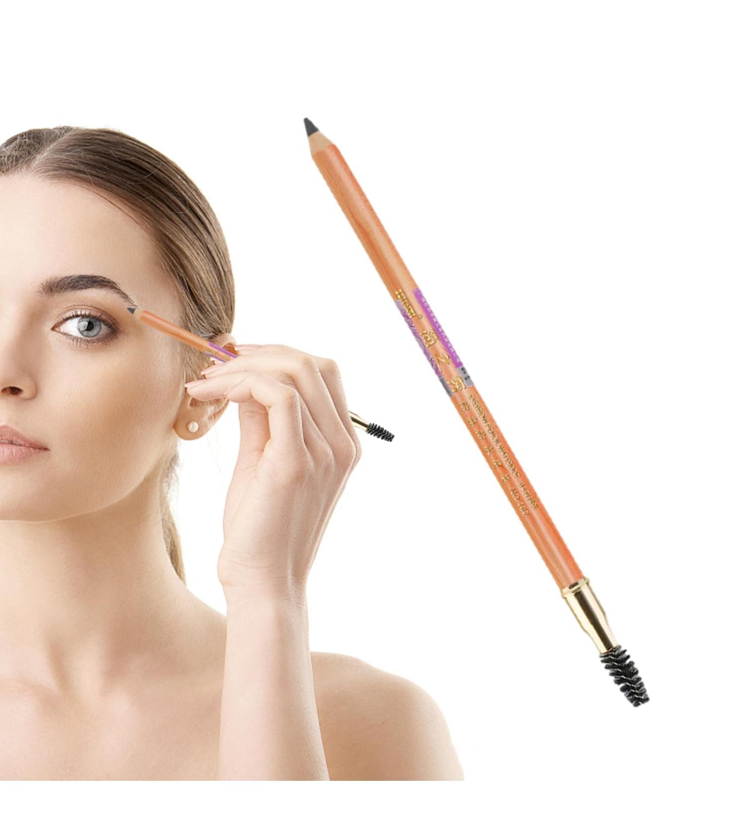 Eye Brow Pencil Brow Eyebrow Pencil Makeup | Waterproof Brow Stylist Definer Eyebrow Retractable Pencil for Girls Women Rowces Taupe - Buy Online on GoSupps.com