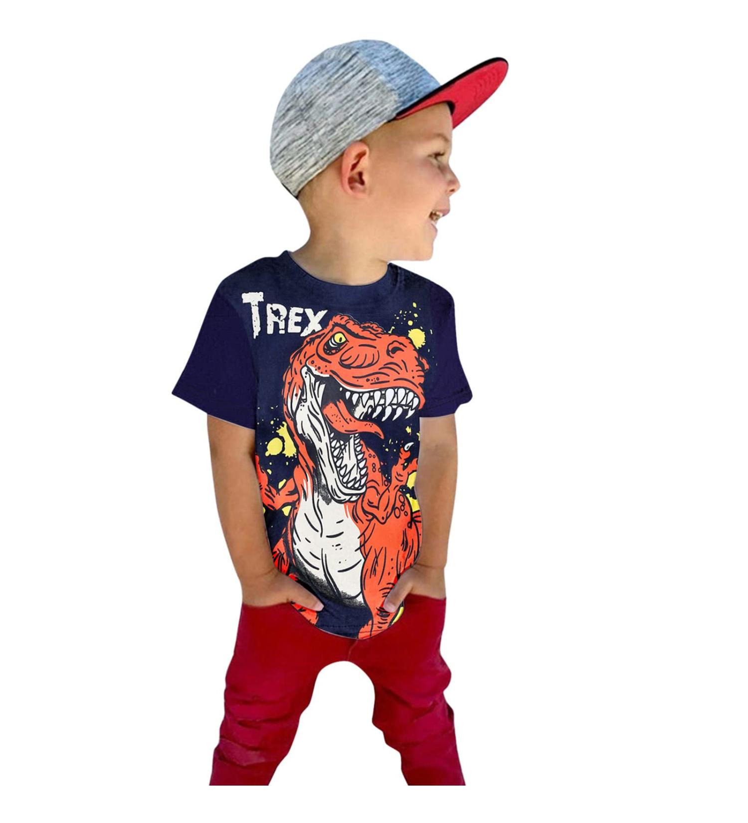 4th of July Toddler Boy/Girl T-Shirt | Summer Short Sleeve Independence Day Tee | Navy Xv-1 | 1-6 Years - Buy Online on GoSupps.com