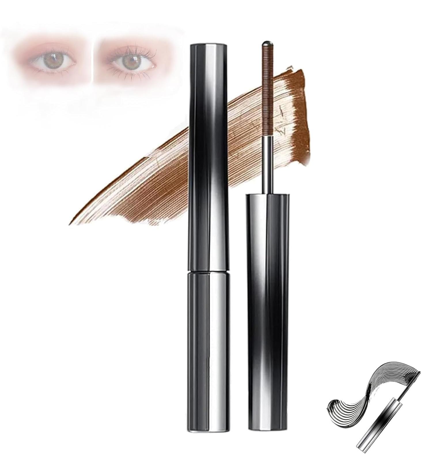 Noir Iron Wand Mascara 3D Curling Eyelash Iron Mascara Iron Wand Mascara Metal Wand Mascara Metal Wand Waterproof Mascara Lengthen Eyelashes Long Lasting No Flaking No Clumping Waterproof - Buy Online on GoSupps.com