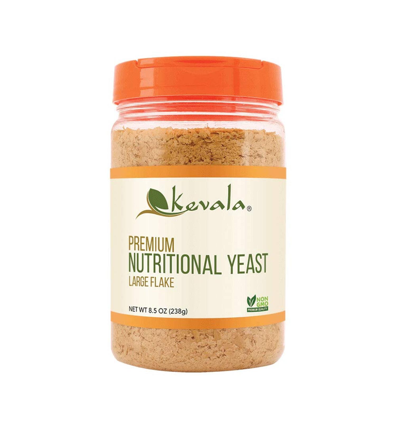 Kevala Nutritional Yeast Large Flake Seasoning 8.5 oz - Vegan Superfood for Delicious Recipes - Buy Online on GoSupps.com