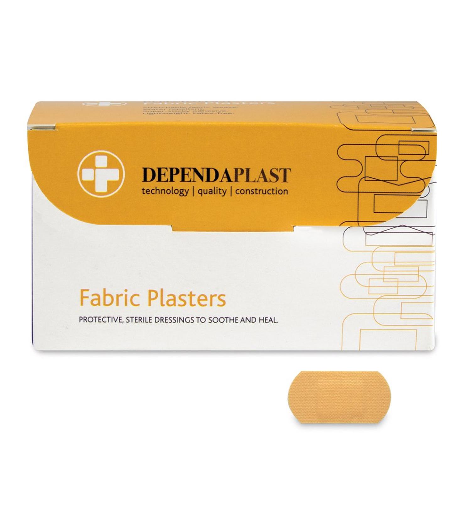 Reliance Medical Dependaplast Advanced Fabric Plasters 4cm x 2cm - Box of 100 - Buy Online on GoSupps.com