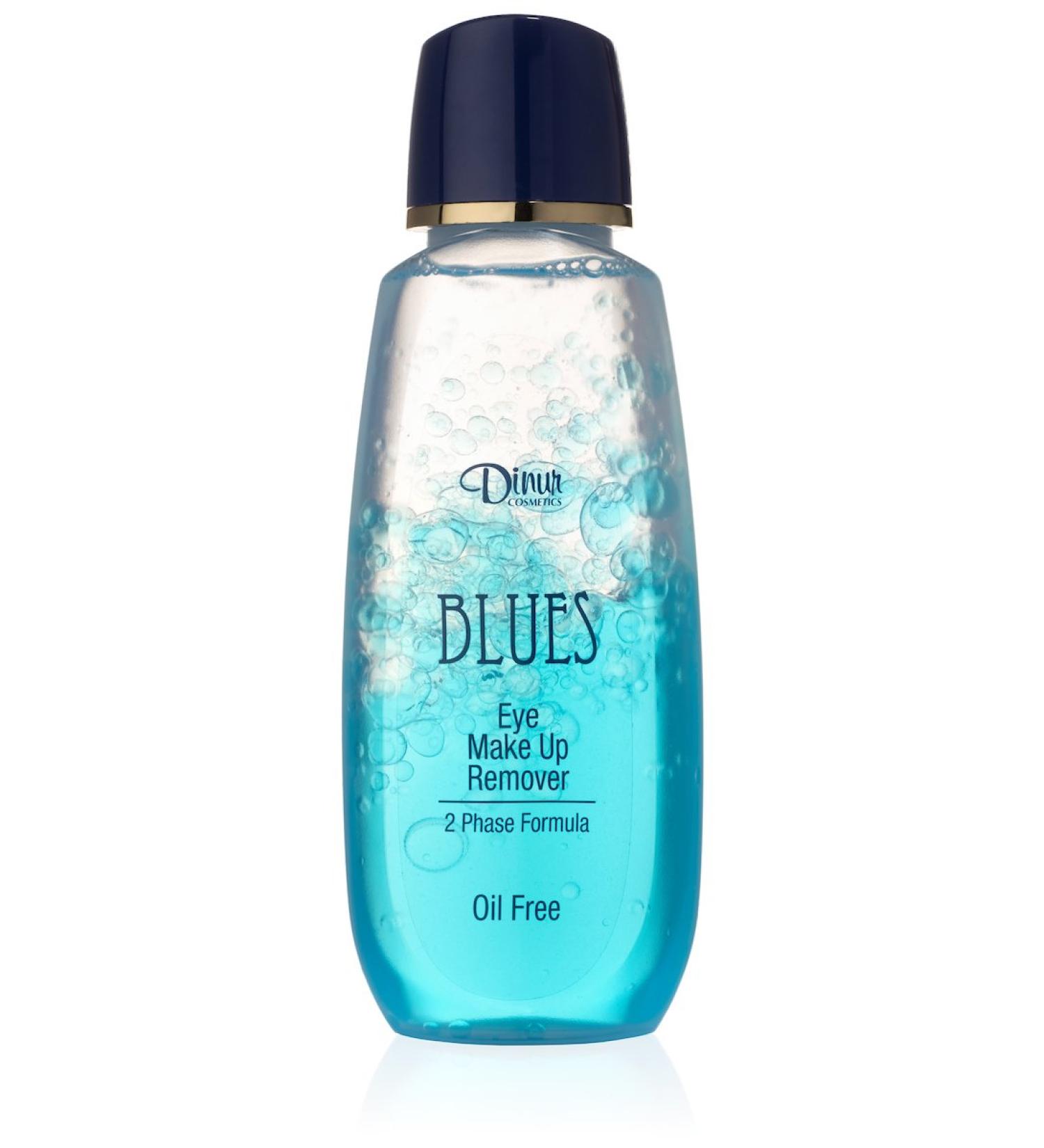 BLUES Eye Make Up Remover Oil Free Gentle Remover for Regular & Waterproof Makeup Rich with Chamomile Vitamin E Feels Fresh Clean and Relaxing 5.7 fl. oz. 170 ml.