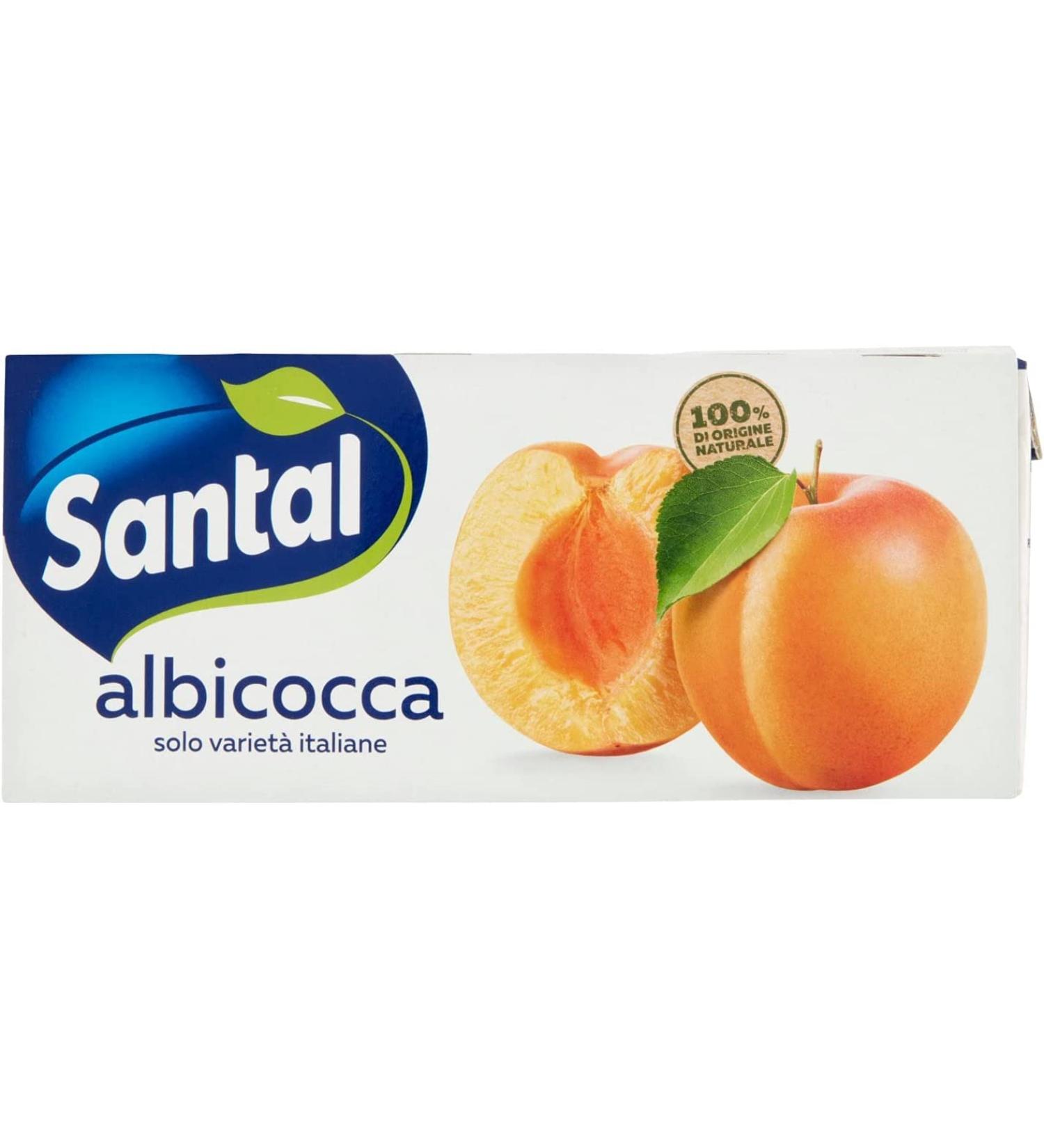 Parmalat Santal Apricot Apricot juice Fruit juice Refreshing drink Brik 3x200ml - Buy Online on GoSupps.com