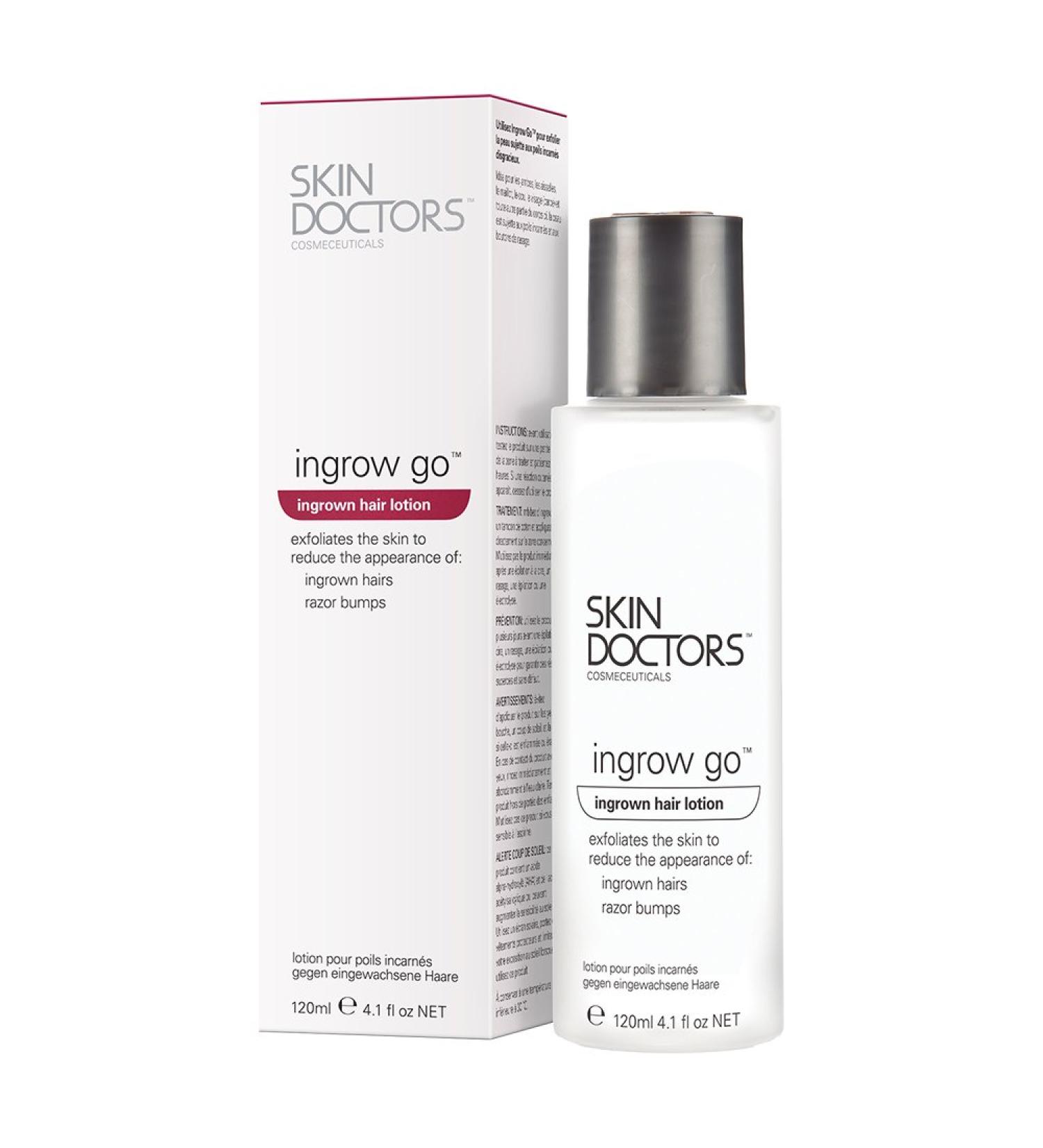 Skin Doctors Ingrow Go 120ml - Ingrown Hair Lotion for Smooth Skin - Buy Online on GoSupps.com