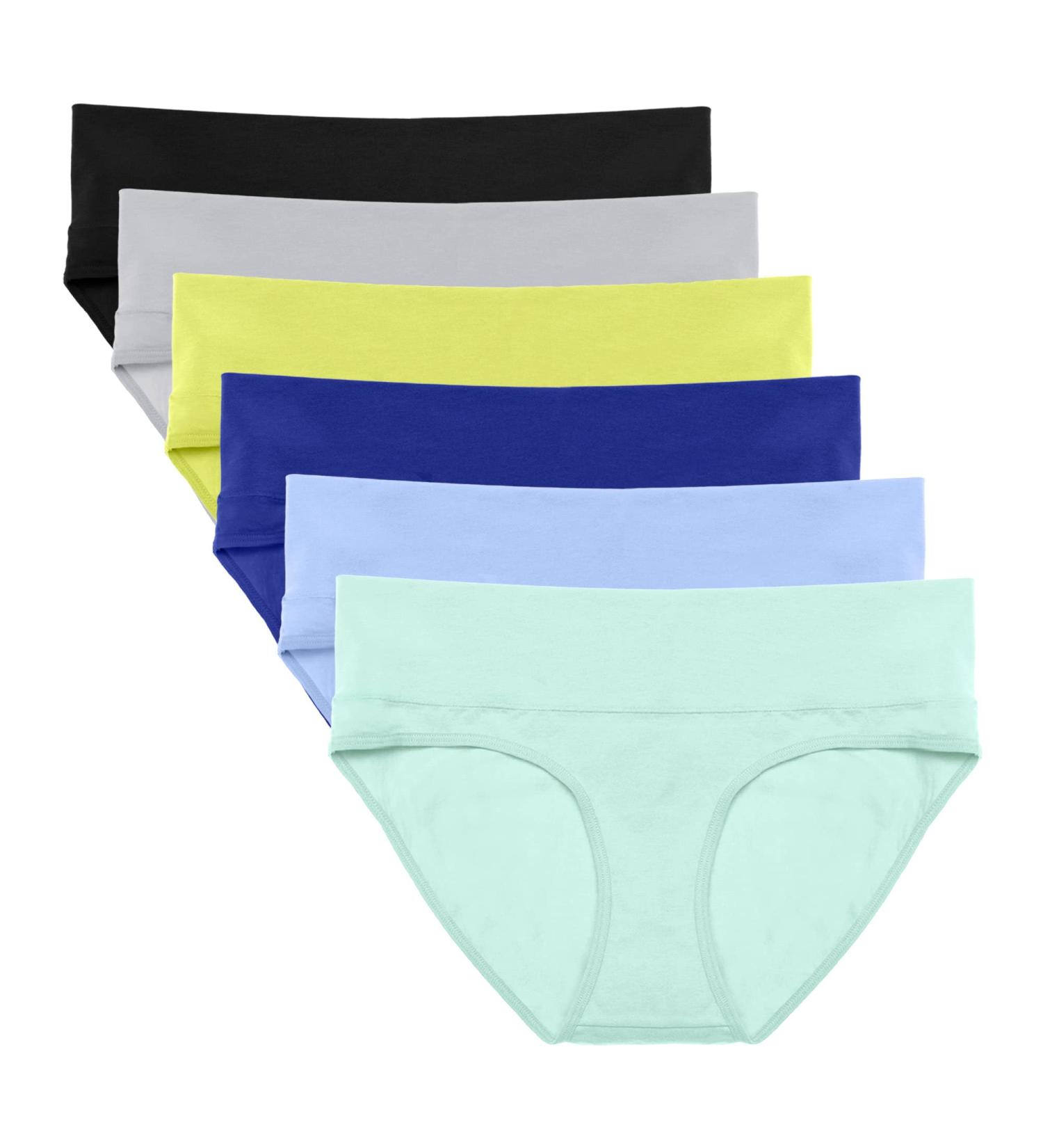 Intimate Portal Maternity Knickers 6-pk | Pregnancy Postpartum Underwear | Foldable Under Bump Pants Starlite - Buy Online on GoSupps.com