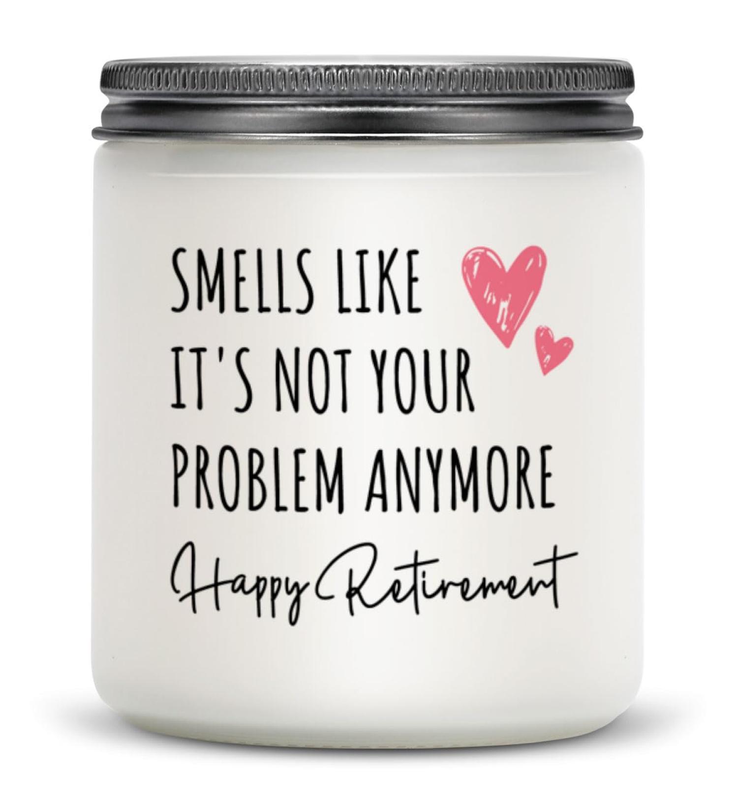 Unique Retirement Gifts for Women - Scented Candles & Goodbye Gifts for Coworkers - Buy Online on GoSupps.com