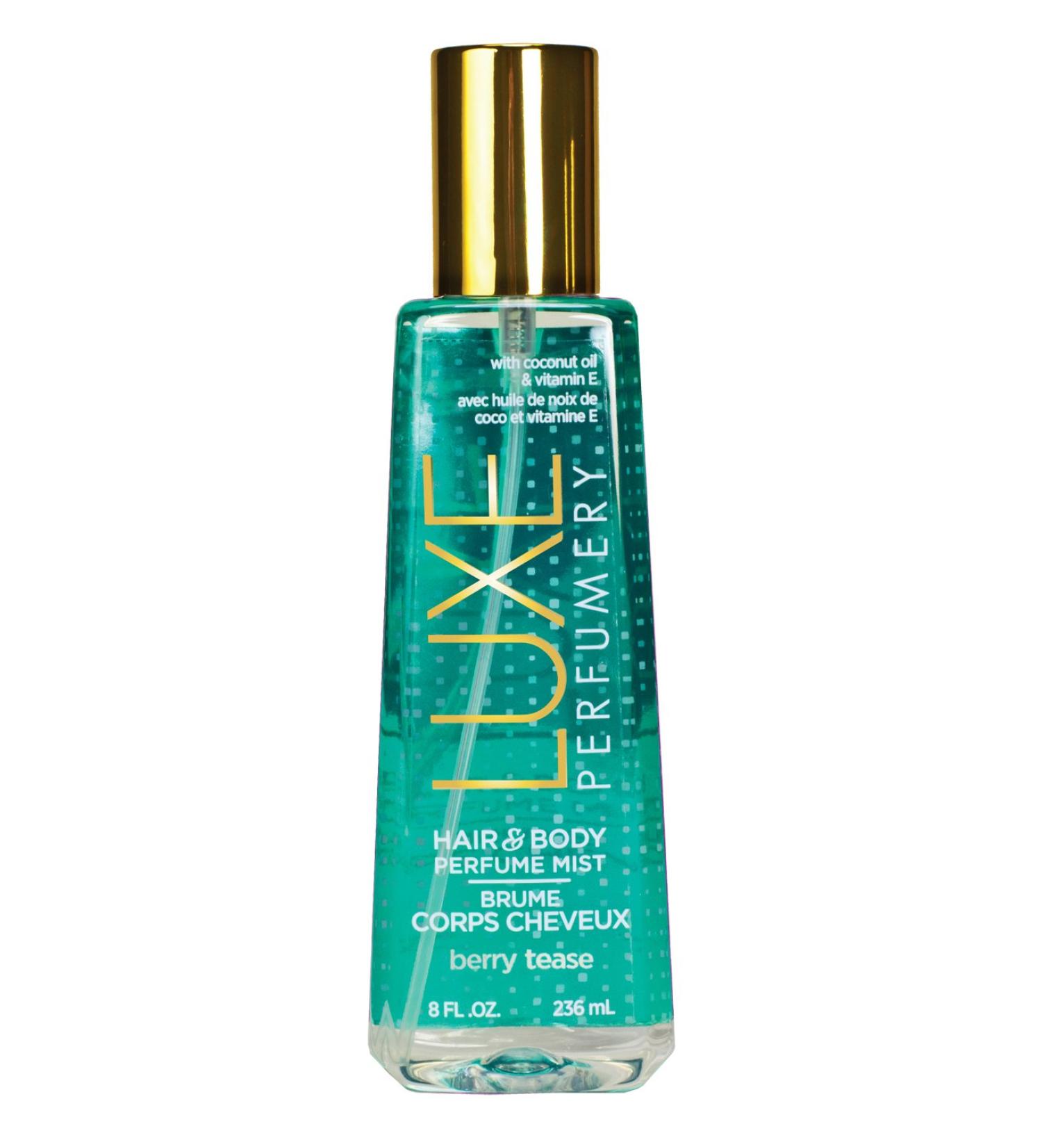 Luxe Perfumery Hair and Body Perfume Mist Berry Tease 236 ml (Pack of 1) - Buy Online on GoSupps.com