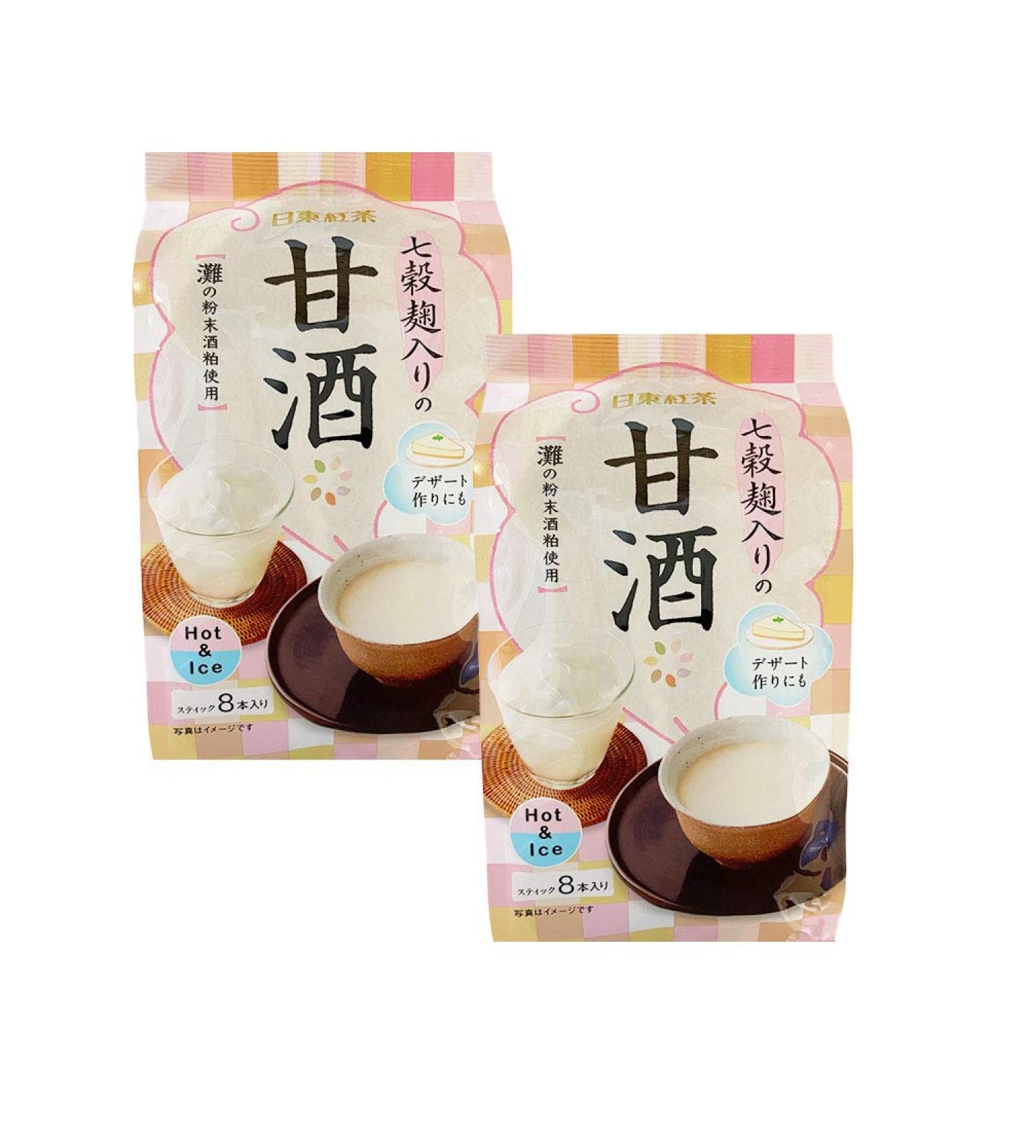  2-Pack Nitto Black Tea with Seven Grains of Sweet Jiuqu Flavor (Hot/Ice)Milk Tea 1 Bag (Contains 8 Sticks) 100g 2-Pack 8 2  - Buy Online on GoSupps.com