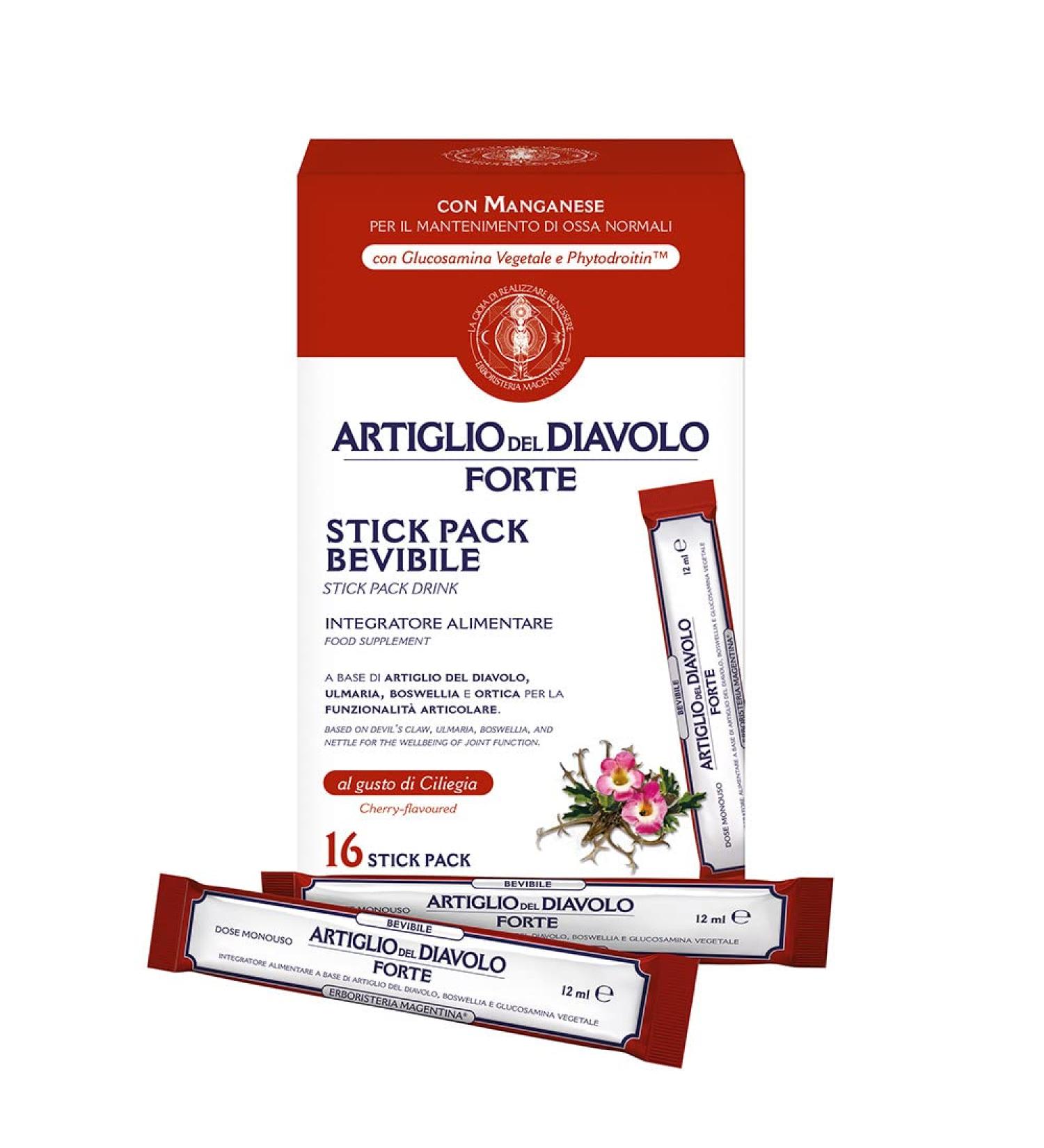 Erboristeria Magentina Erboristeria Magentina - Devil's Claw Strong Drink of 16 sticks 12 ml pack