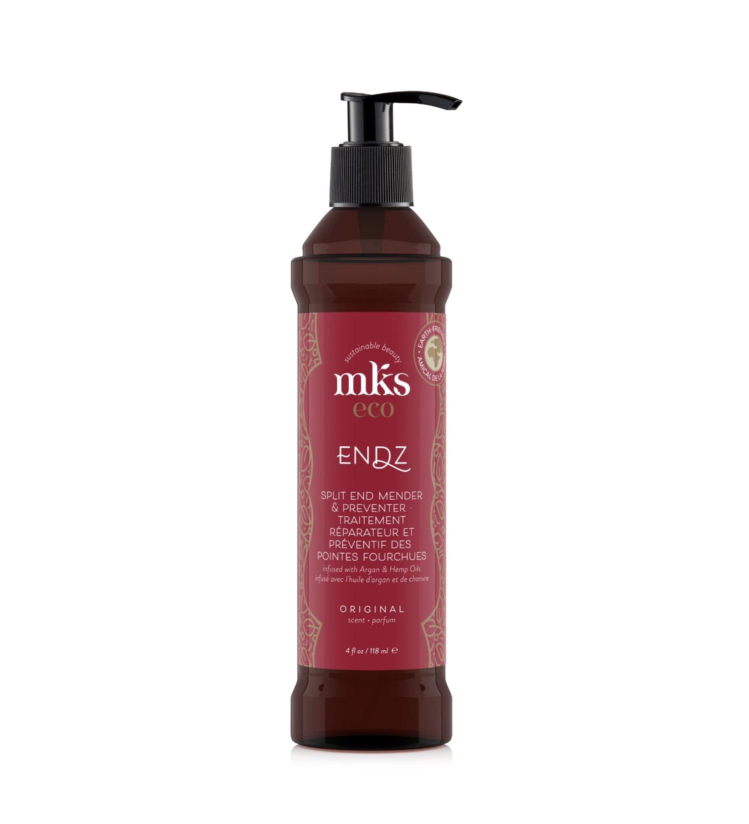 MKS Eco Endz Original Scent - 4 fl oz Split End Mender with Moroccan Argan Oil & Hemp Seed Oil - Vegan & Cruelty Free - Buy Online on GoSupps.com