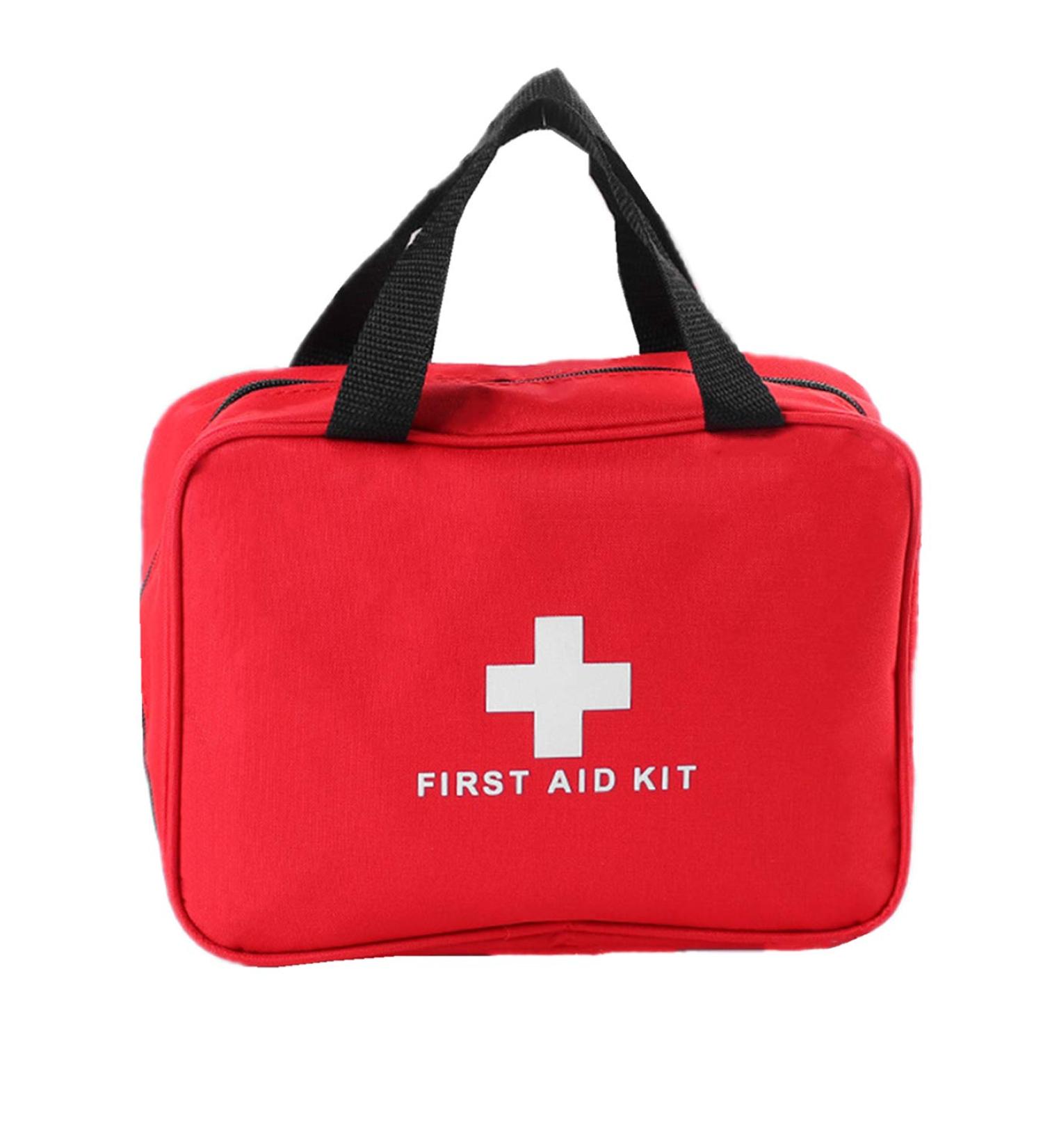 PAXLAMB Red Empty First Aid Bag - Ideal for Emergency Kits in Car, Workshop, Cycling & Outdoors - Buy Online on GoSupps.com