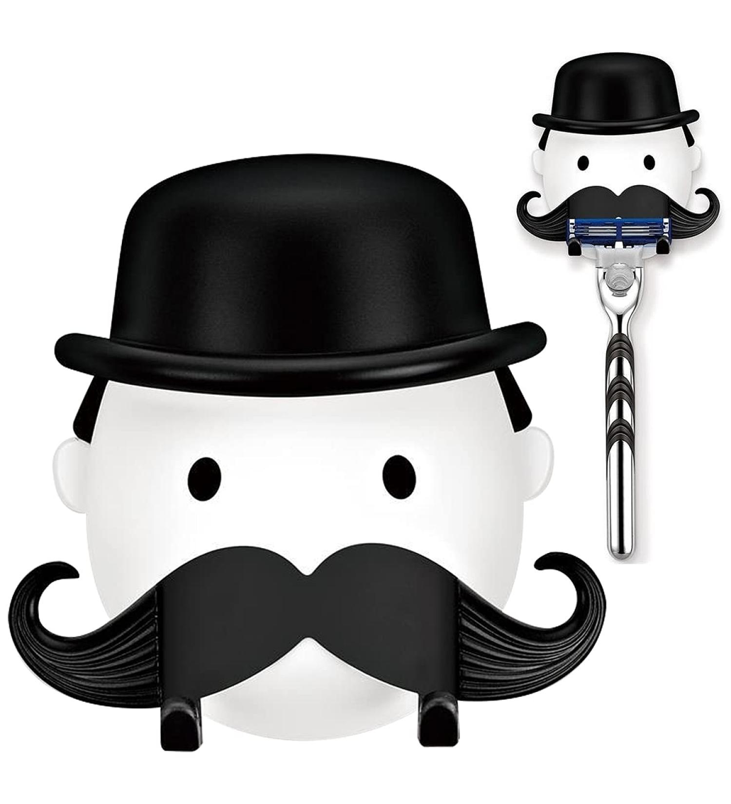 Buy 2-Piece Razor Holder - No Drill Shower Suction Hook for Wet Razors | Self-Adhesive Shaver Storage - Buy Online on GoSupps.com