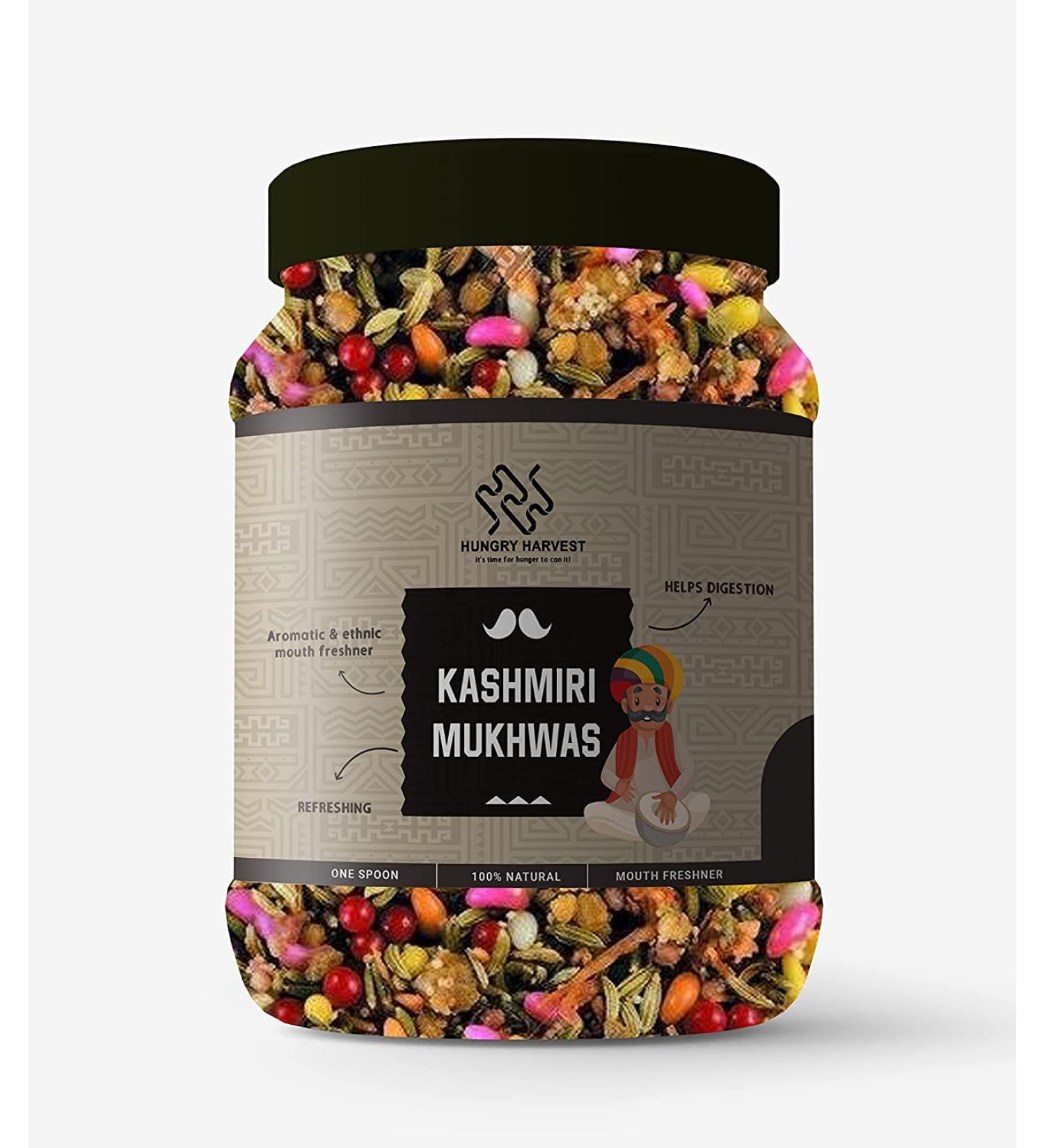 Hungry Harvest Kashmiri Mukhwas 150 GMS Mouth Freshener_Packing May Vary