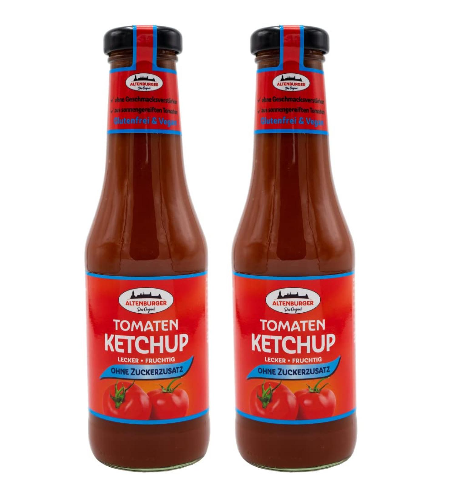 Buy Sugar-Free Tomato Ketchup Set (2x 450ml) | Healthy & Delicious International Shipping - Buy Online on GoSupps.com