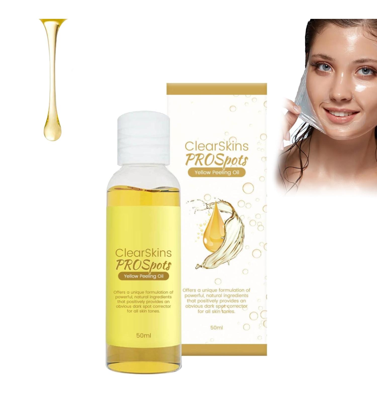 Peeling Oil Body Peeling Oil Yellow Peeling Oil For Dark Spots On Body Exfoliating Oil For Dark Skin Strong Peeling Oil Strong Peeling Oil Extra Strength for All Skin Type (1pc) - Buy Online on GoSupps.com