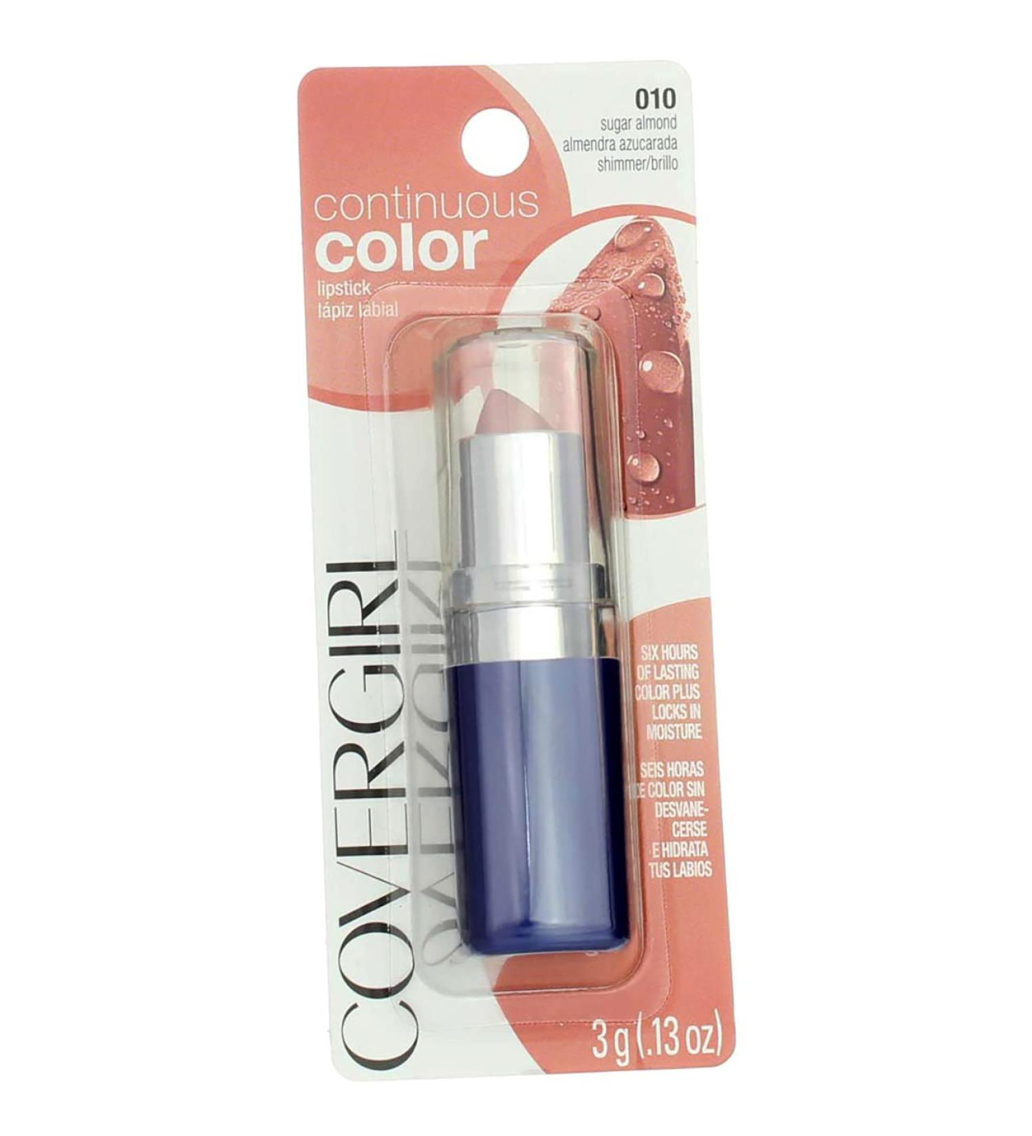 CoverGirl Shimmer Sugar Almond 010 Lipstick - Pack of 2 - Buy Online on GoSupps.com