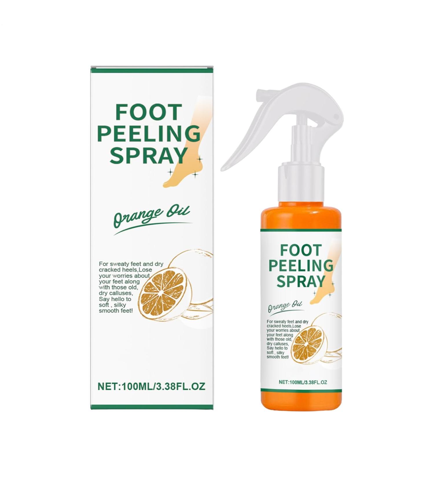  Yabauuop Foot Exfoliating Spray - Cracked Feet Spray 100ml - Moisturizing Pedicure Solution for Corns Dry Cracks Heels - Buy Online on GoSupps.com