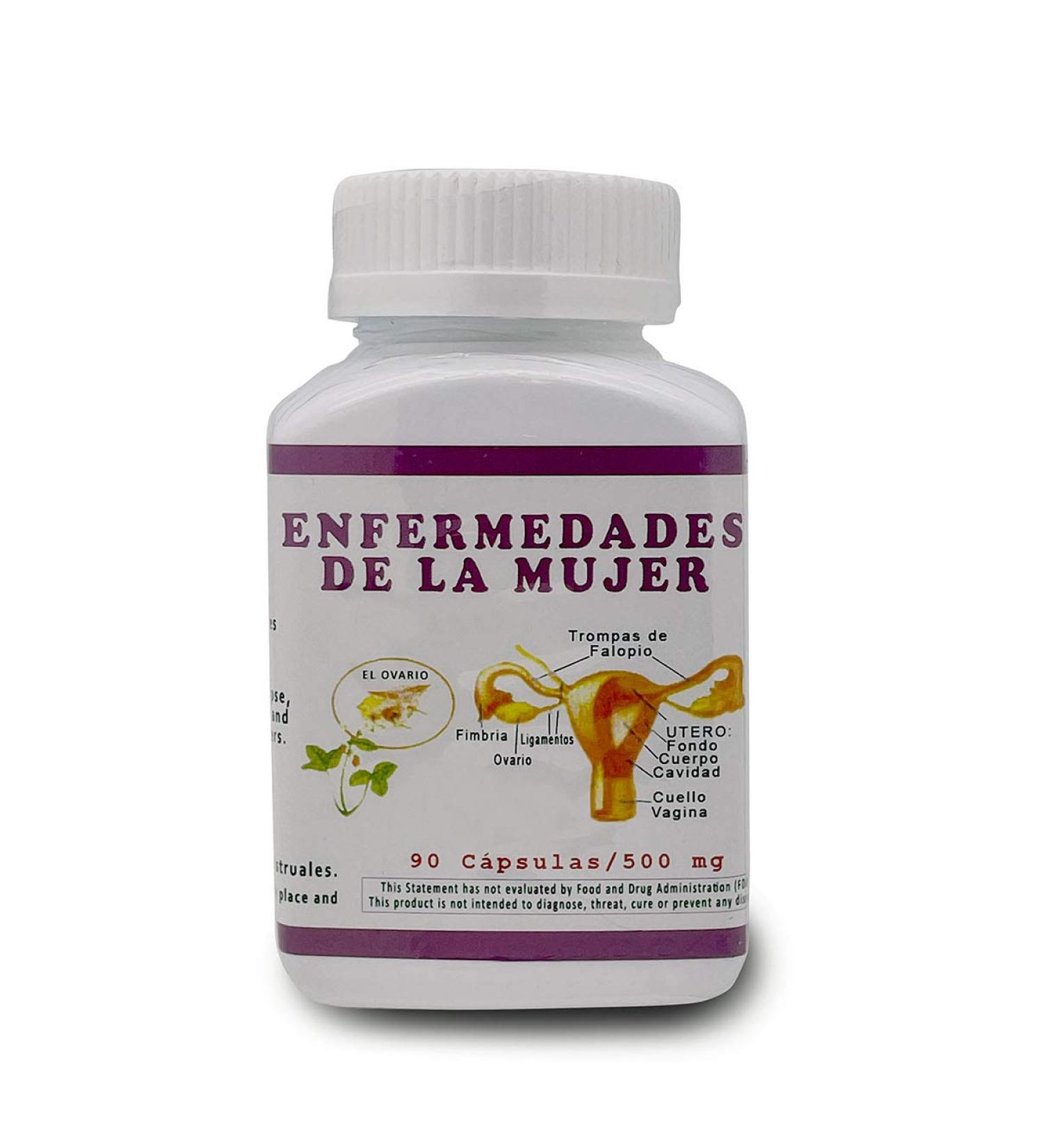 Enfermedades De La Mujer 500 mg - Natural 90 Capsules - Buy Online on GoSupps.com