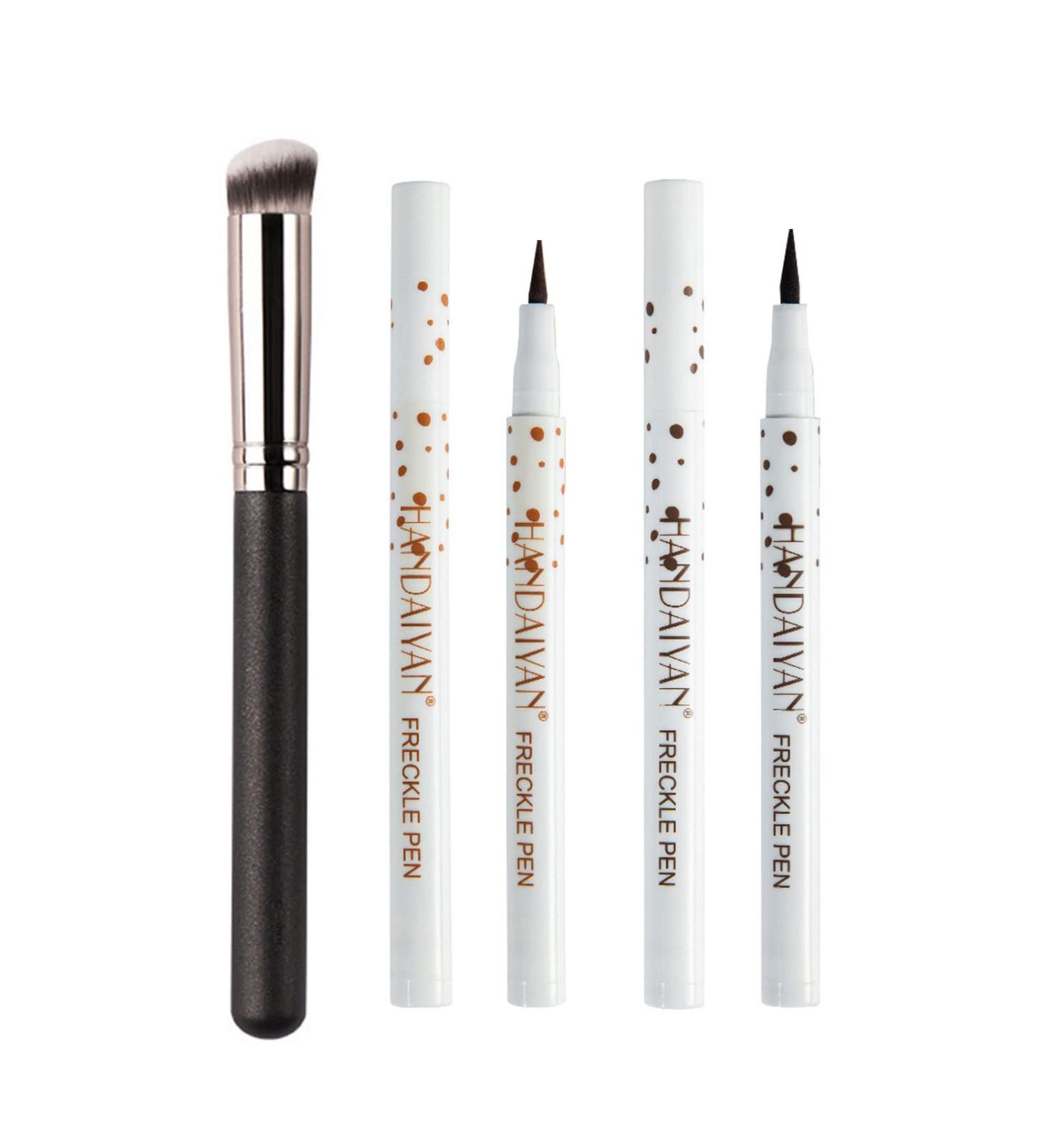 Buy Waterproof Freckle Pen - Natural Lifelike Faux Freckles Makeup in Light & Dark Brown | International Shipping - Buy Online on GoSupps.com