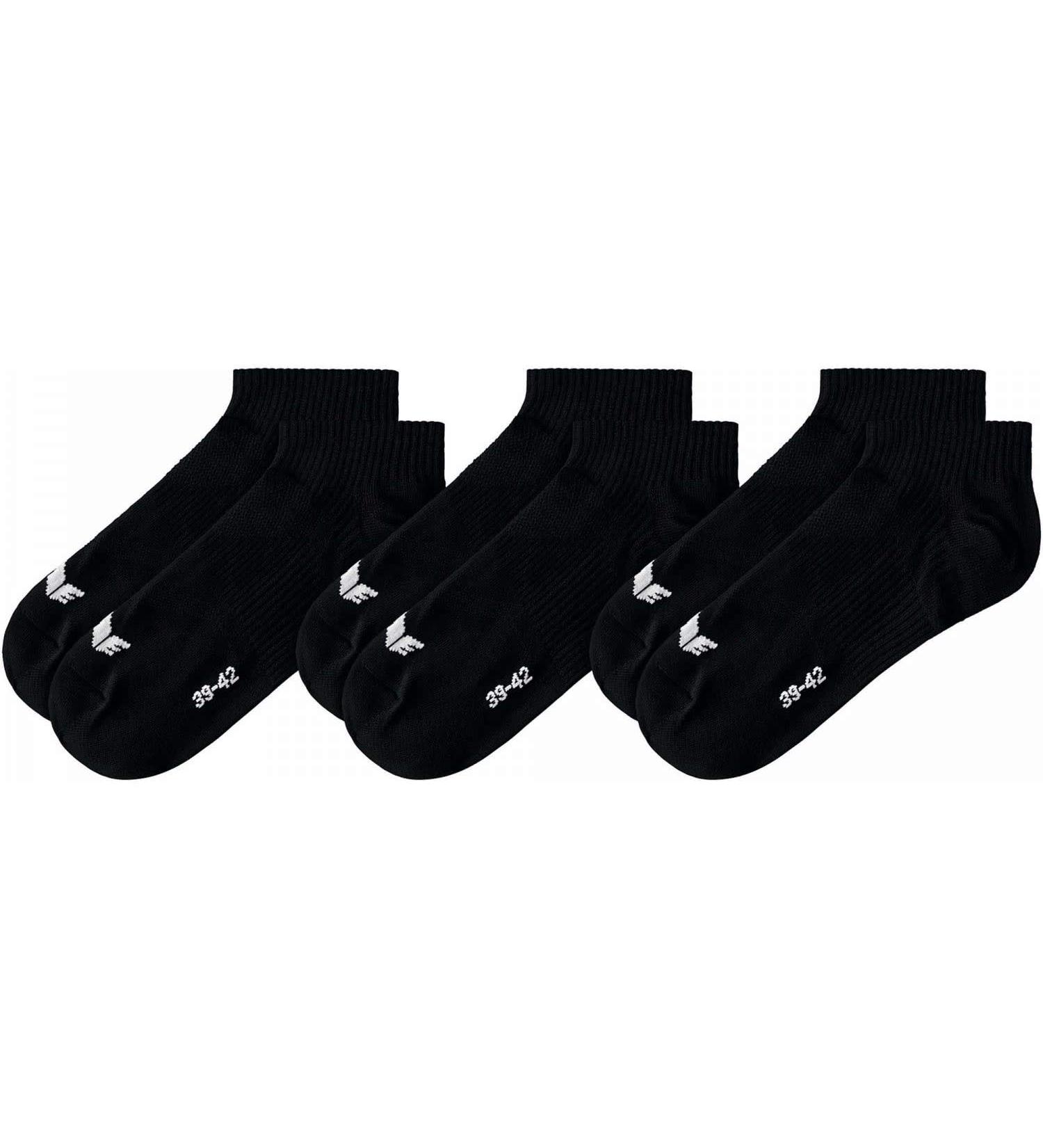 Erima Unisex Kids 3 Pack Socks 31 Black