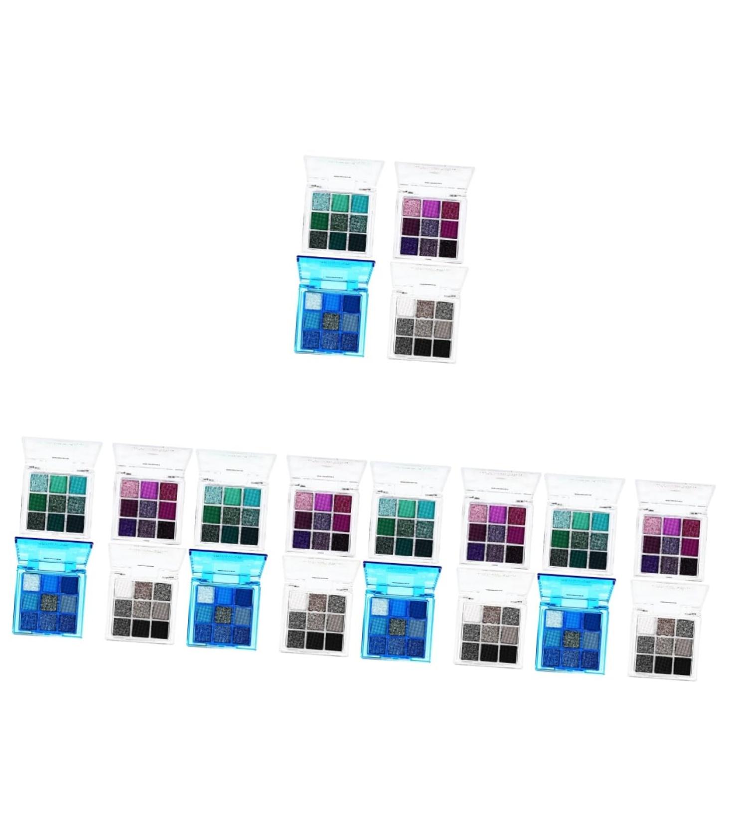 FOMIYES 20 Pcs Eye Shadow Palette Eyeshadow Palette Eyeshadow Glitter Palette Eye Makeup Palette Plastic 1 count (Pack of 1) Multix5pcs - Buy Online on GoSupps.com