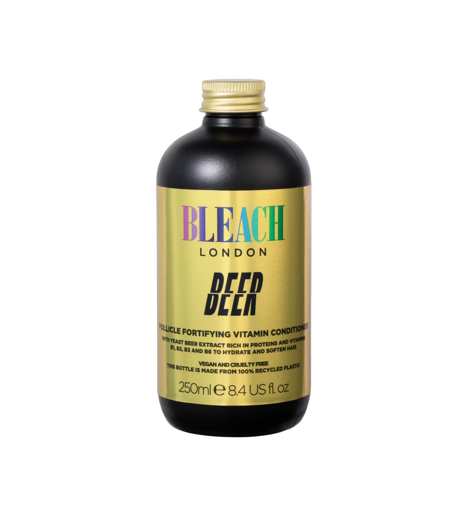 BLEACH LONDON Beer Conditioner - Vegan & Cruelty-Free Hair Protein Treatment for Breakage Reduction - 8.4 fl oz - Buy Online on GoSupps.com