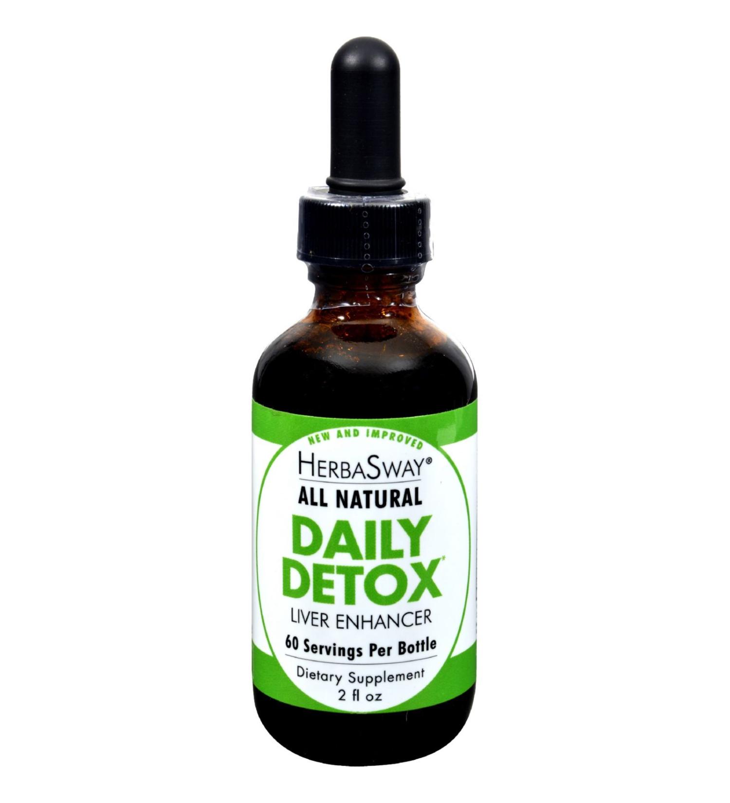 Herbsaway Daily Detox Liver Enhancer - 2 fl oz - All Natural - 60 Servings - Sugar Free
